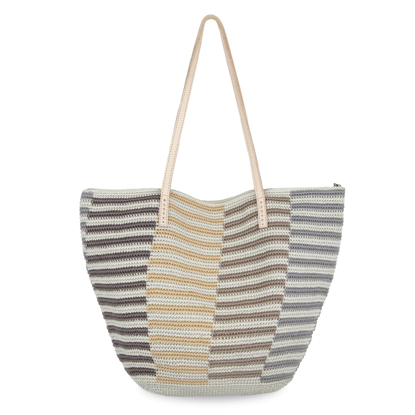 The Sak Faye Large Tote Crochet - |Serenity Stripe|