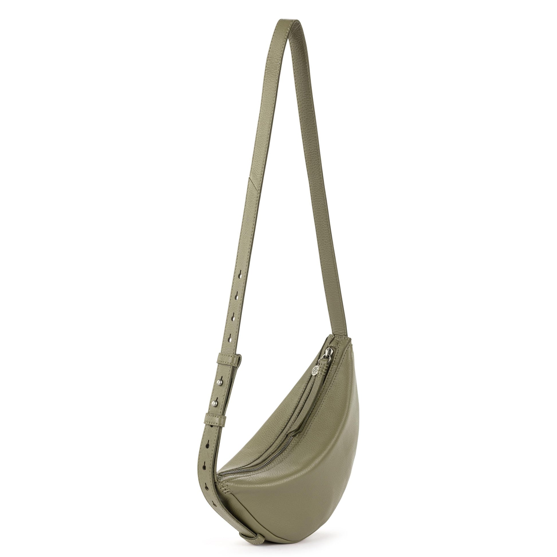 The Sak Tess Sling Bag Leather - |Loden|