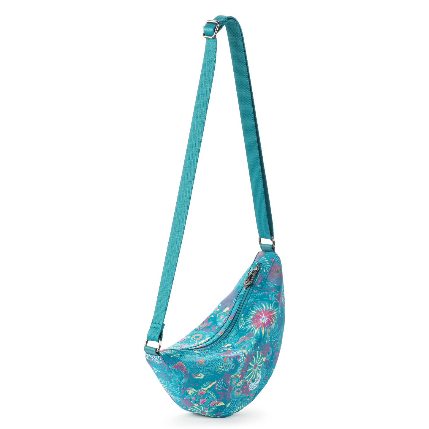 Sakroots Tess Sling Bag EcoTwill - |Deep Teal Seascape|