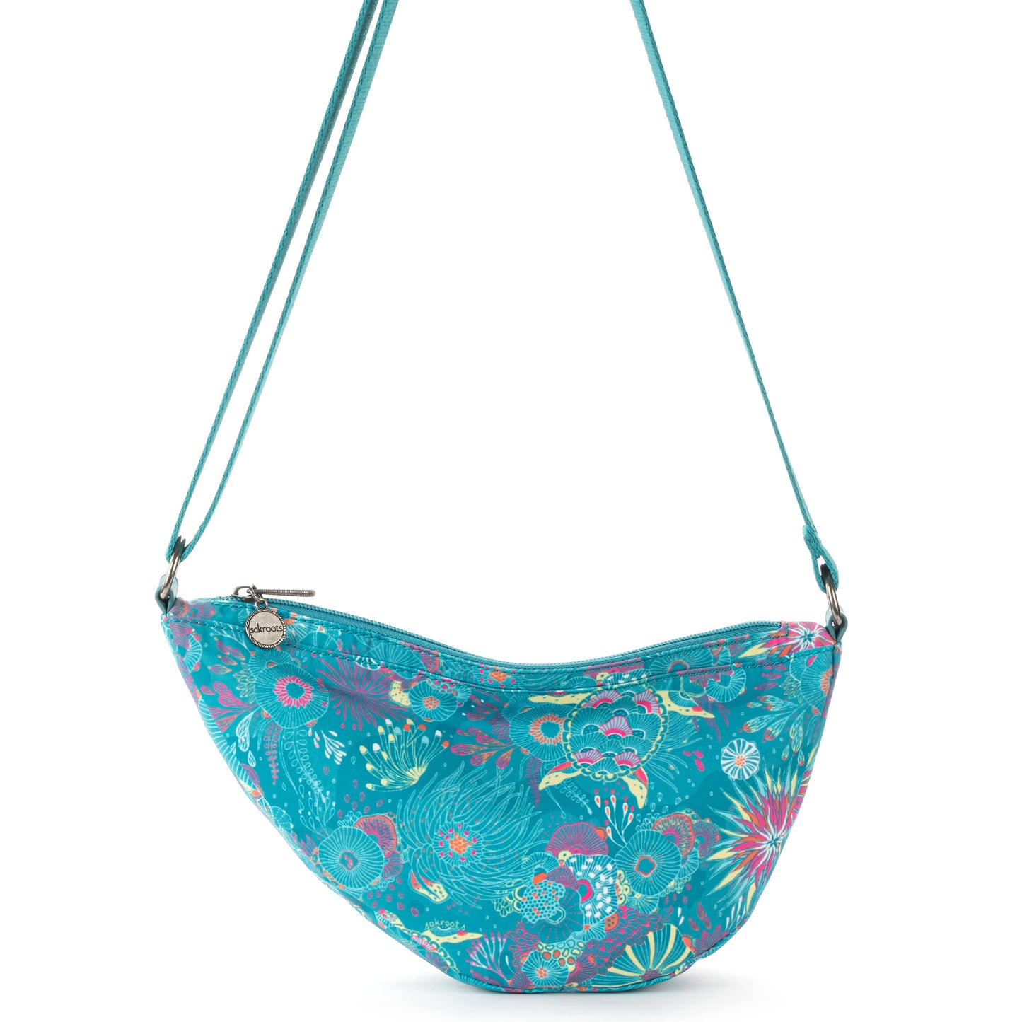 Sakroots Tess Sling Bag EcoTwill - |Deep Teal Seascape|
