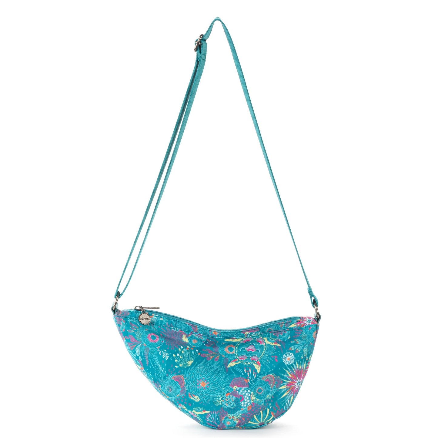Sakroots Tess Sling Bag EcoTwill - |Deep Teal Seascape|