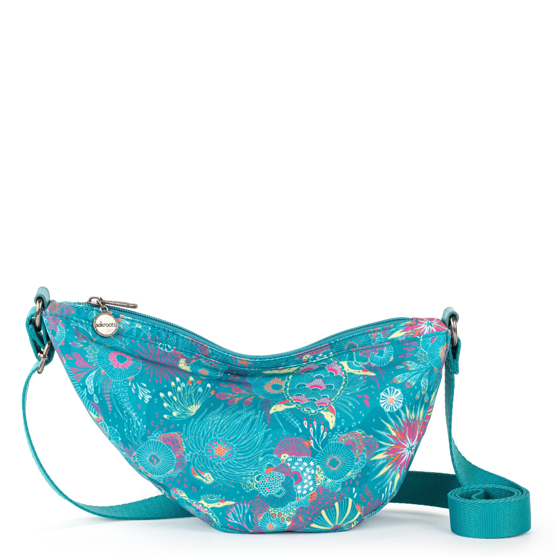 Sakroots Tess Sling Bag EcoTwill - |Deep Teal Seascape|