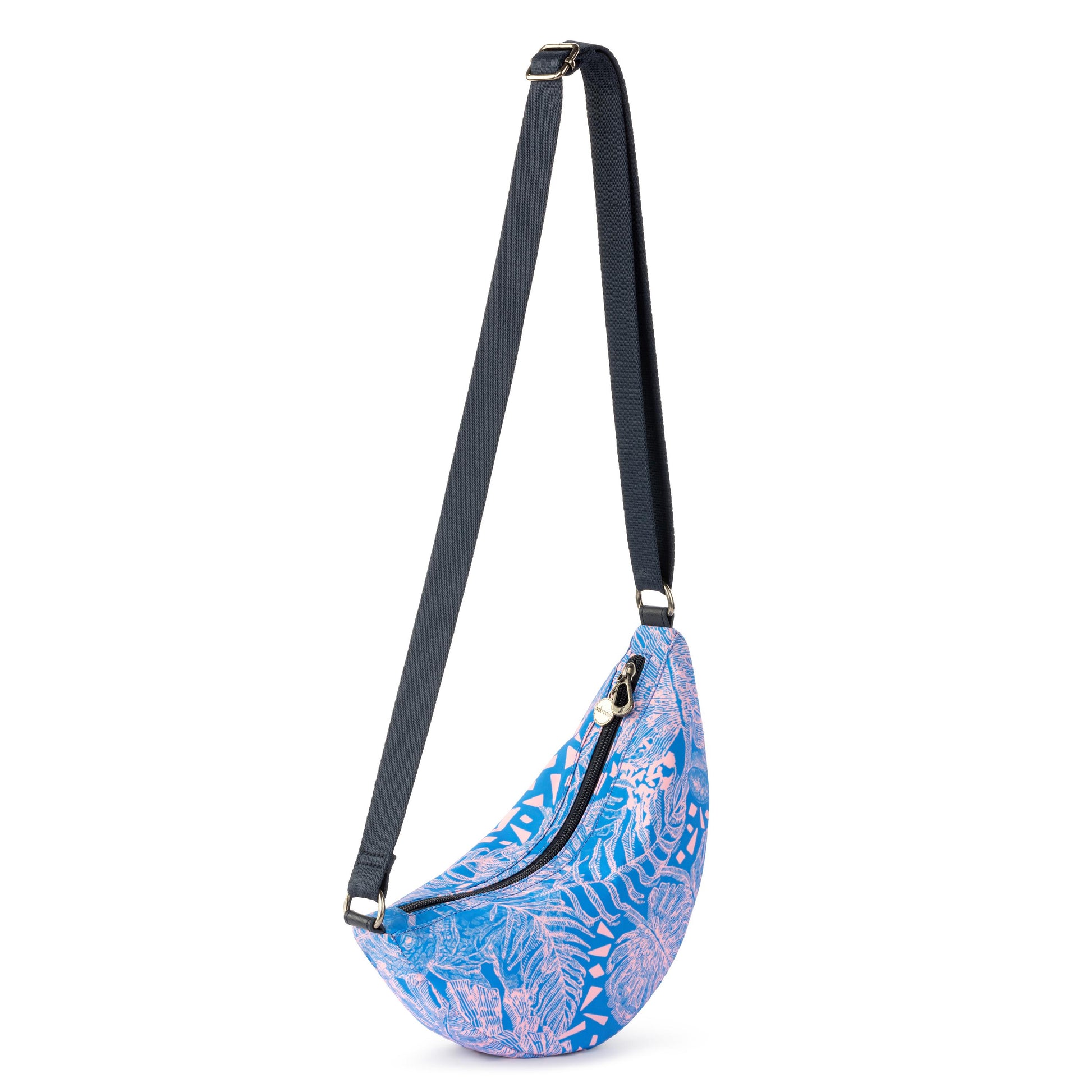 Sakroots Tess Sling Bag EcoTwill - |Bubblegum Wildlife|