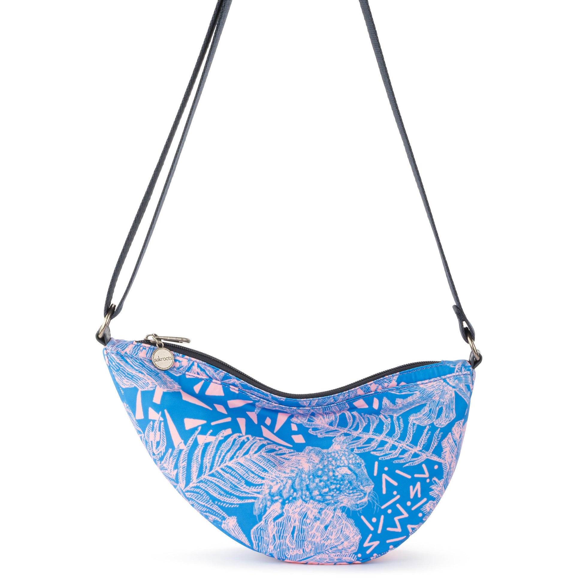 Sakroots Tess Sling Bag EcoTwill - |Bubblegum Wildlife|
