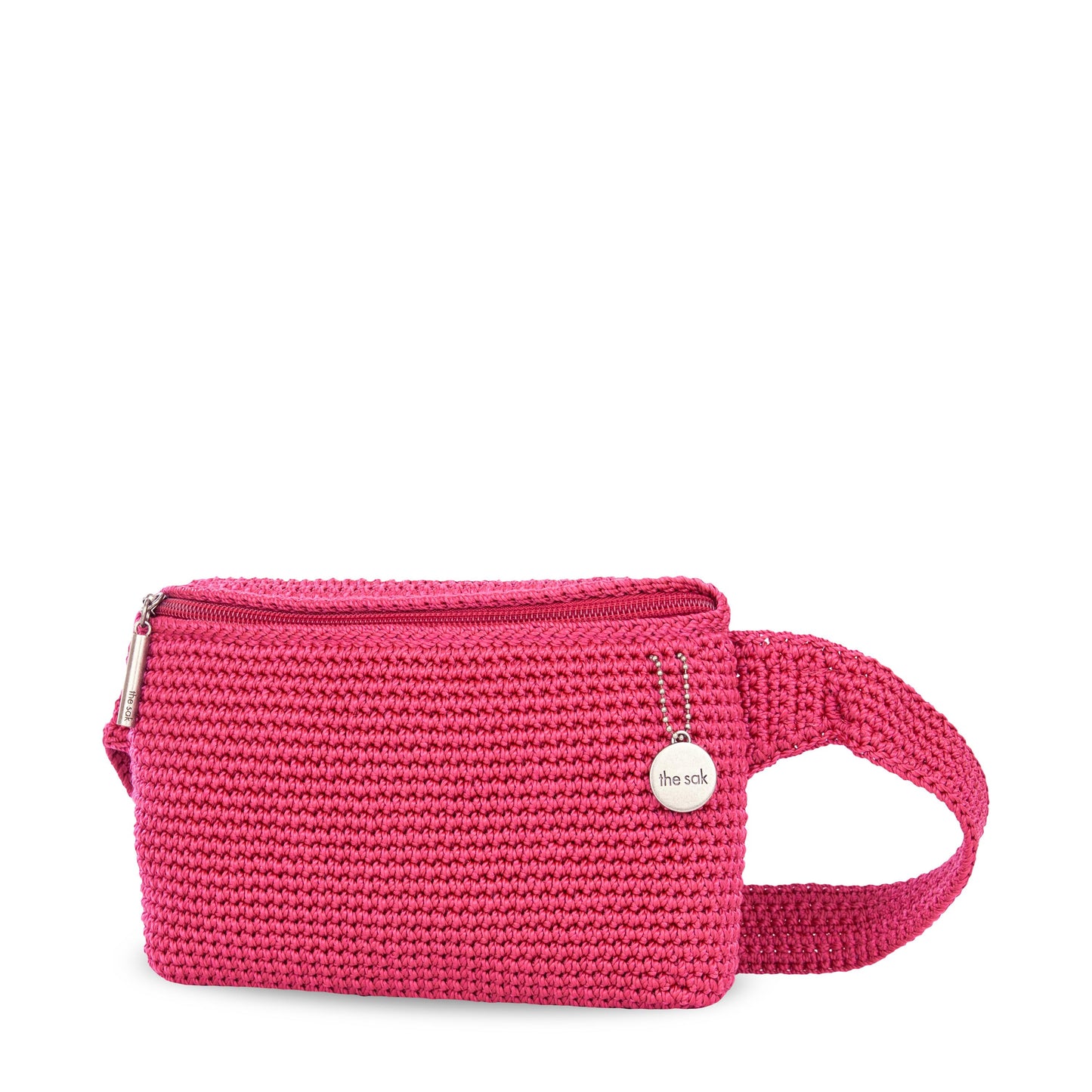The Sak Caraway Small Belt Bag Crochet - |Magenta|