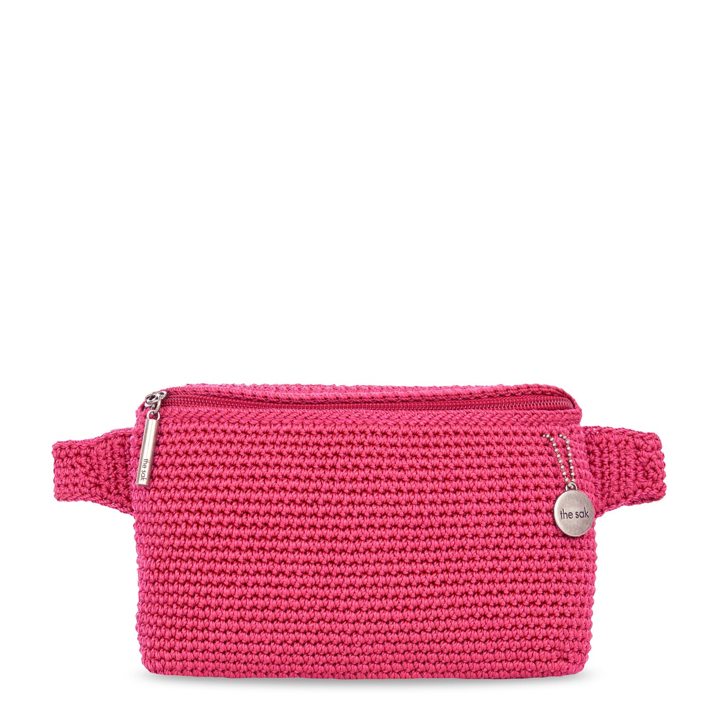 The Sak Caraway Small Belt Bag Crochet - |Magenta|