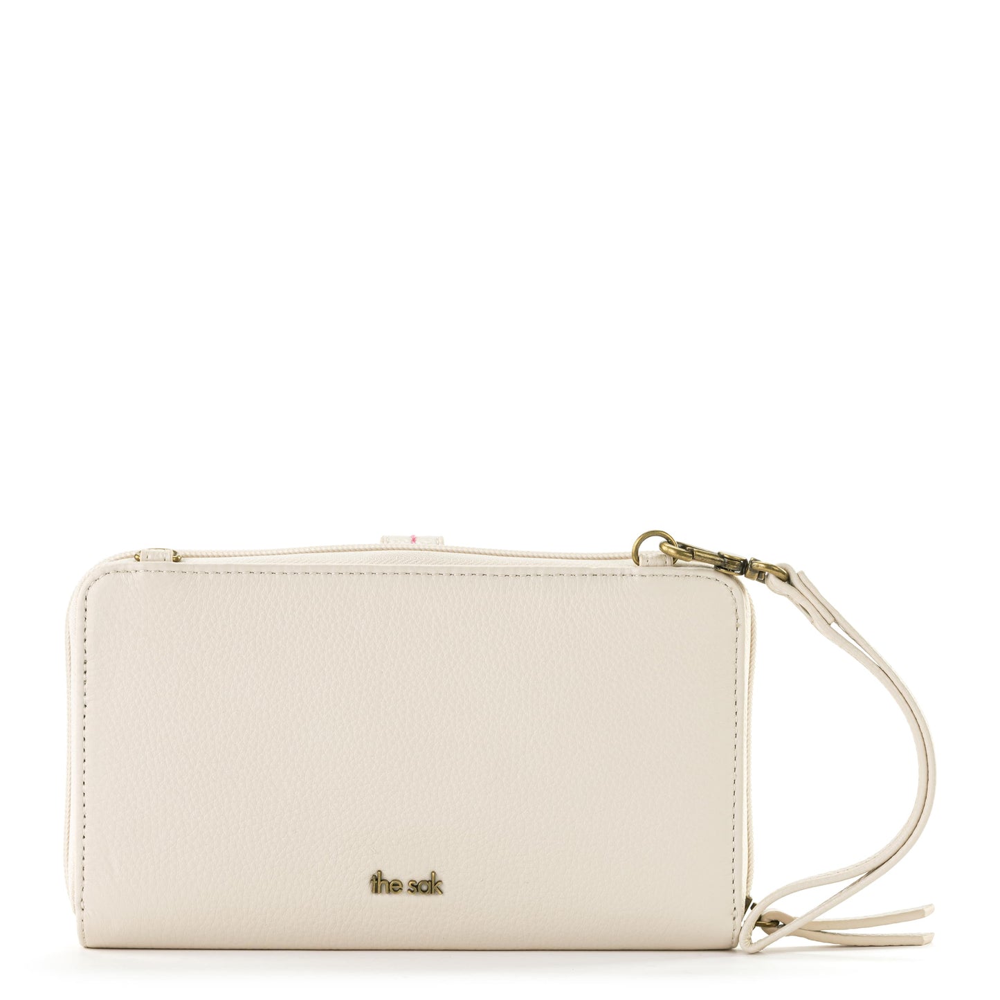 The Sak Iris Large Smartphone Crossbody Leather - |Stone Multi Eyelet|