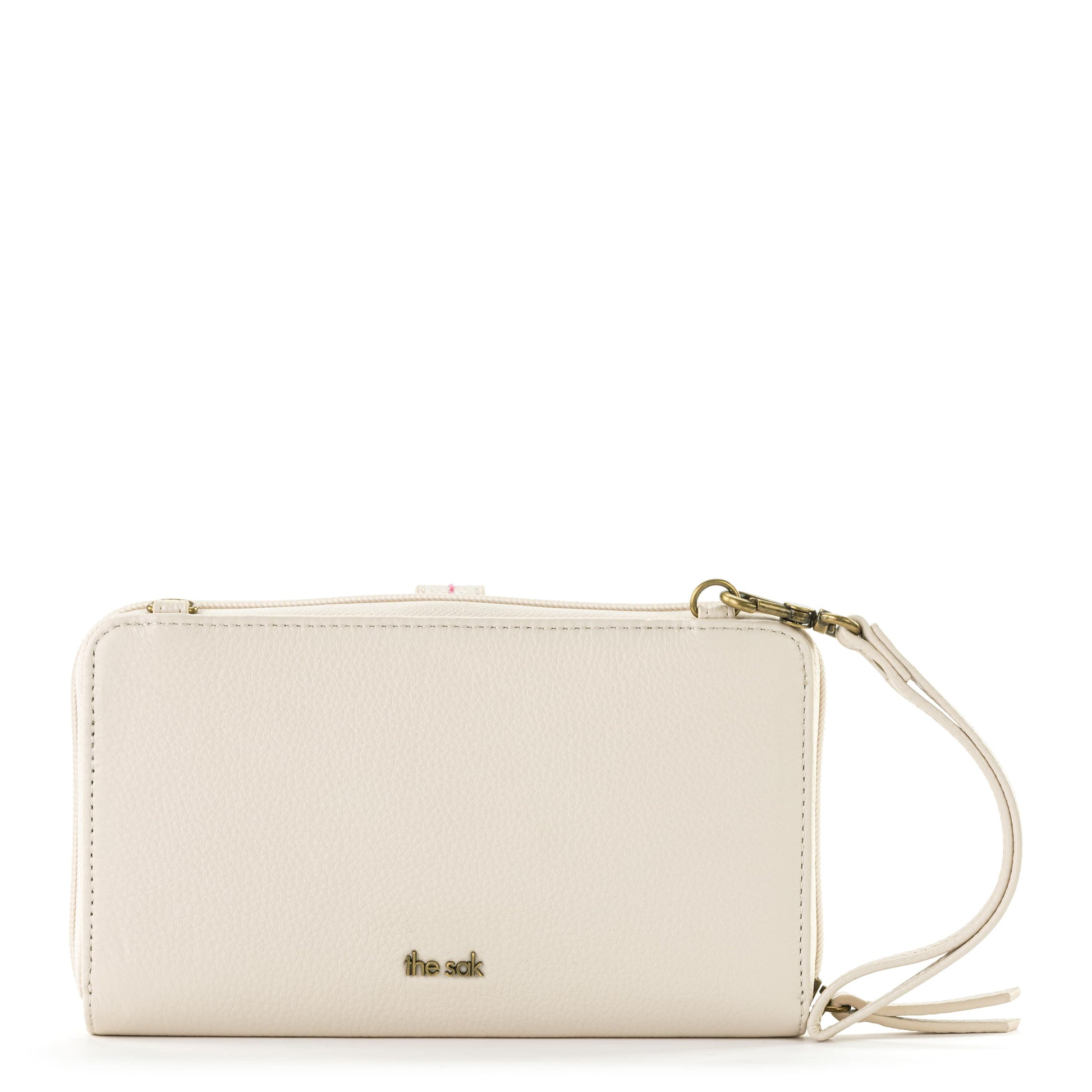 The Sak Iris Large Smartphone Crossbody Leather - |Stone Multi Eyelet|