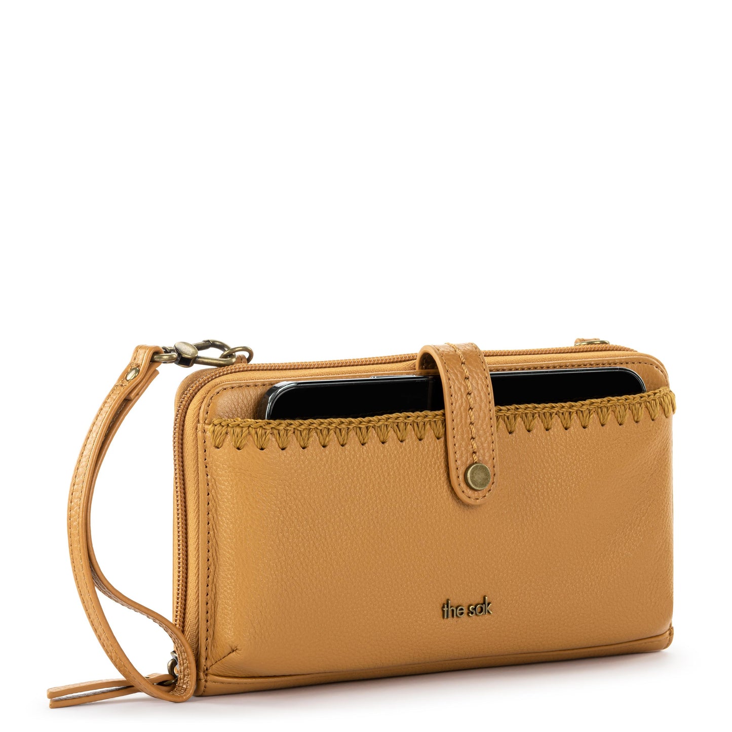 The Sak Iris Large Smartphone Crossbody Leather - |Marigold|