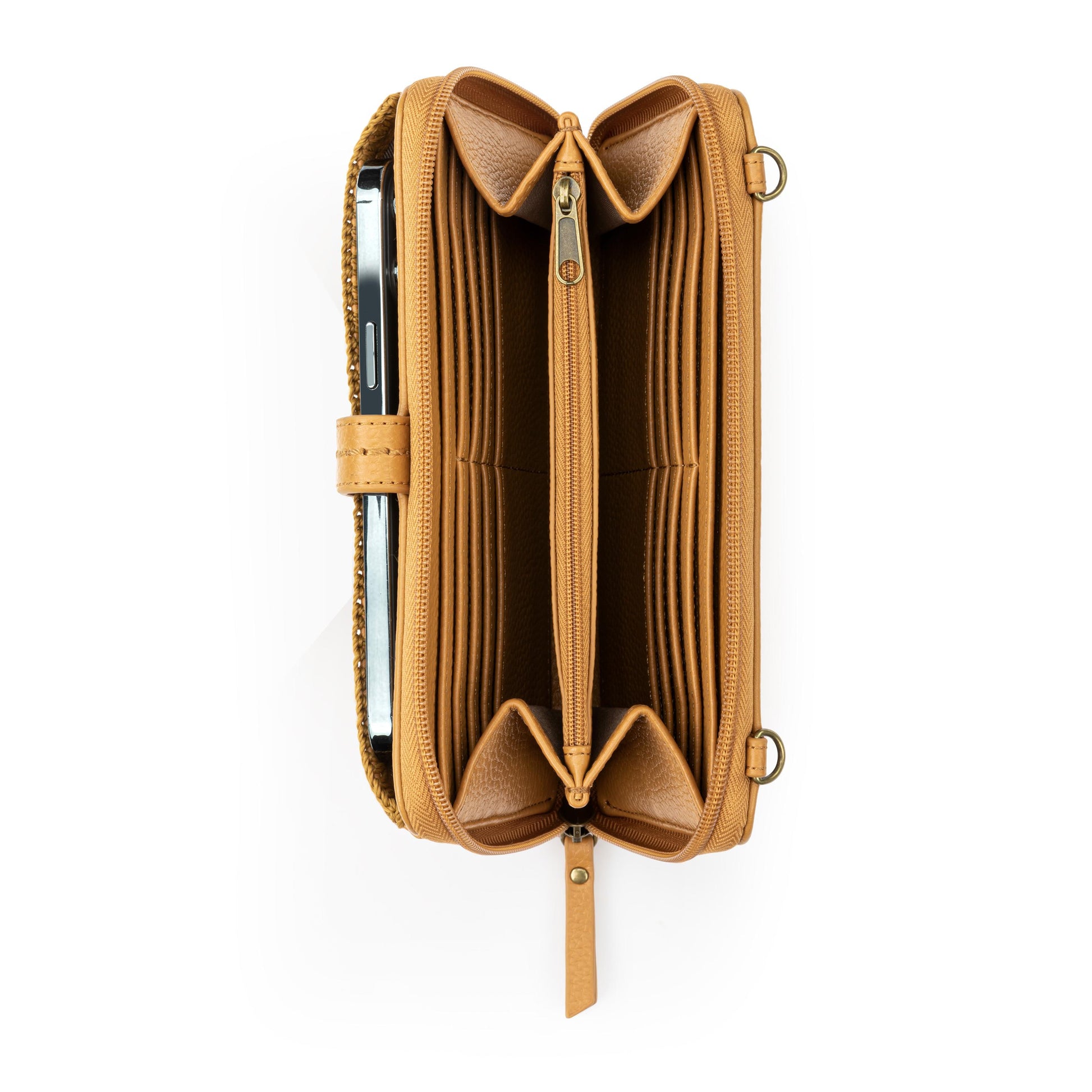 The Sak Iris Large Smartphone Crossbody Leather - |Marigold|