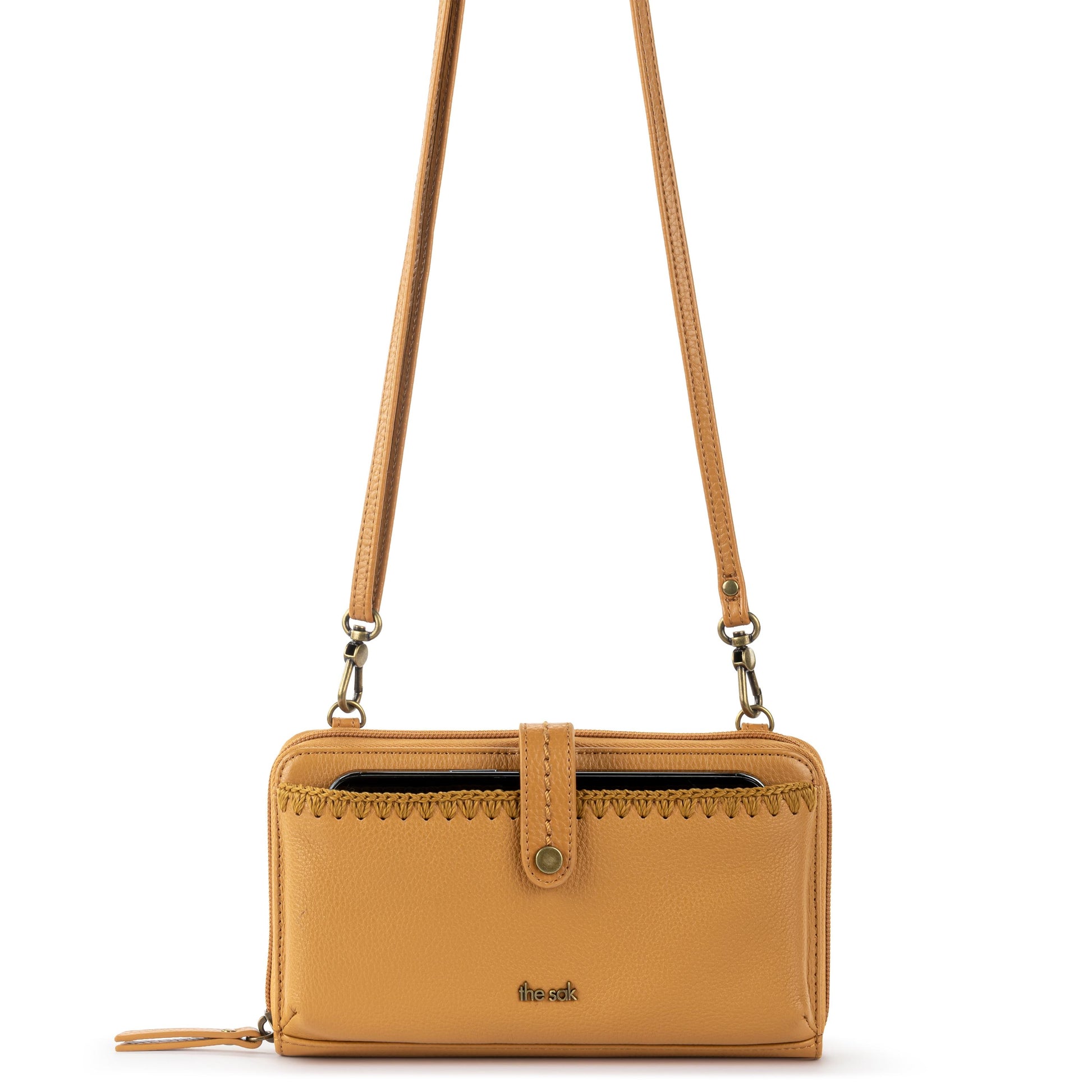 The Sak Iris Large Smartphone Crossbody Leather - |Marigold|