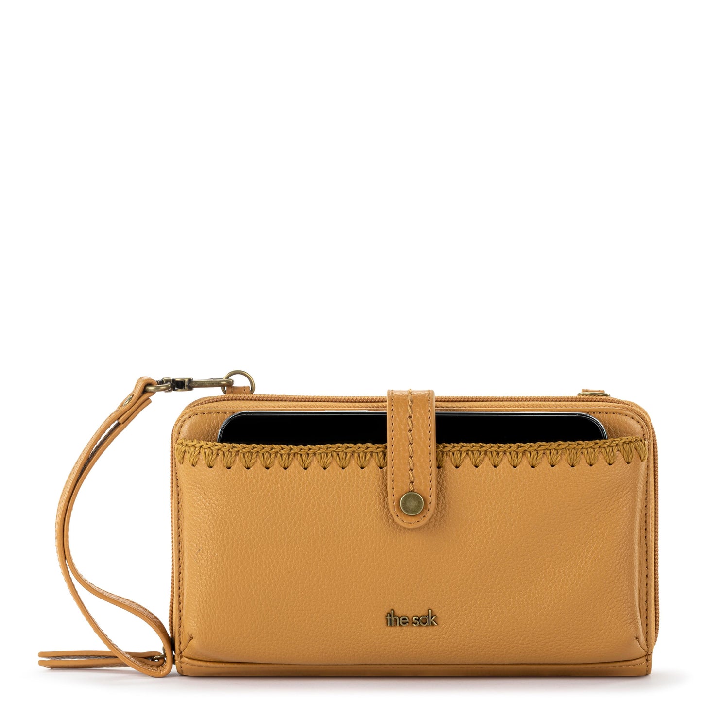 The Sak Iris Large Smartphone Crossbody Leather - |Marigold|