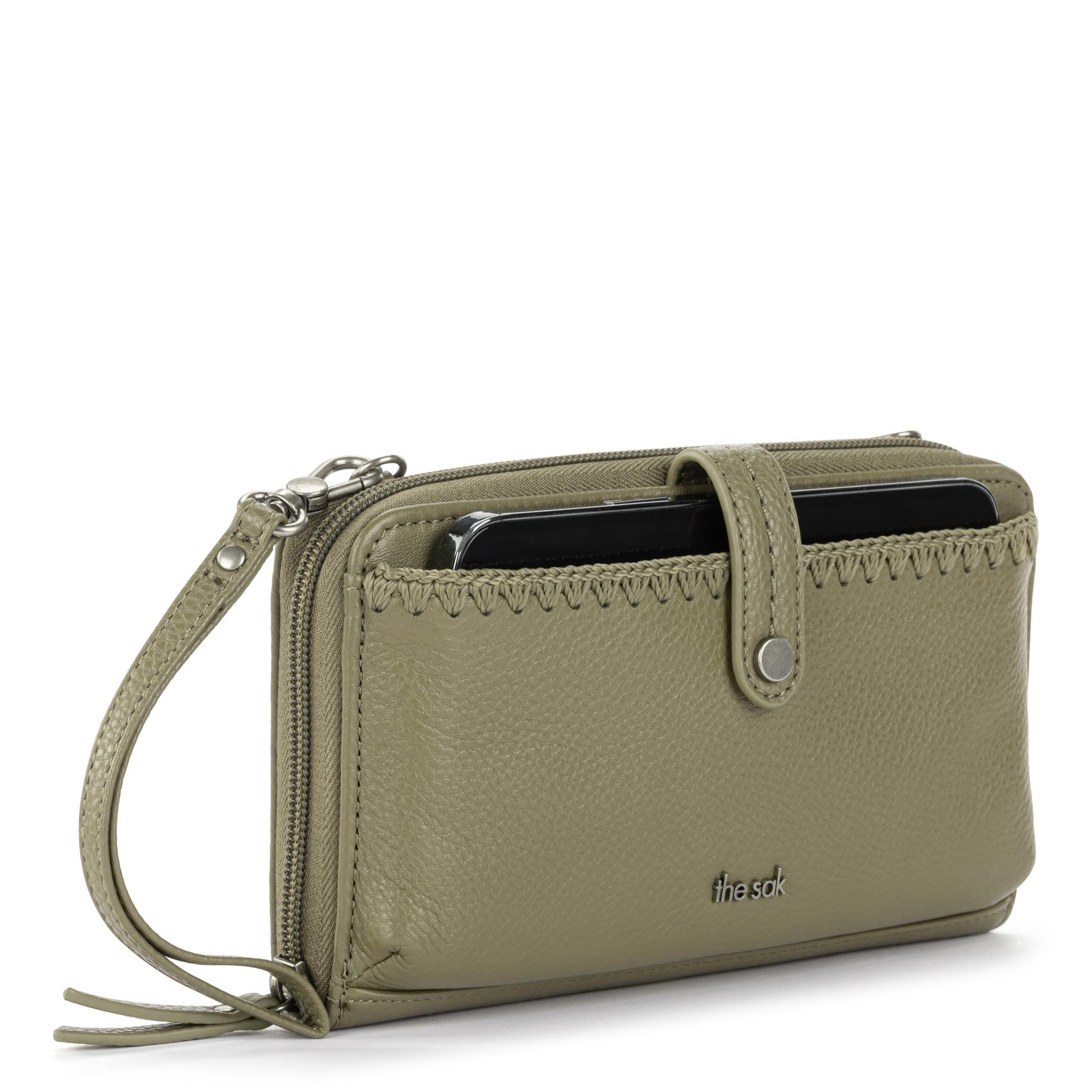 The Sak Iris Large Smartphone Crossbody Leather - |Loden|