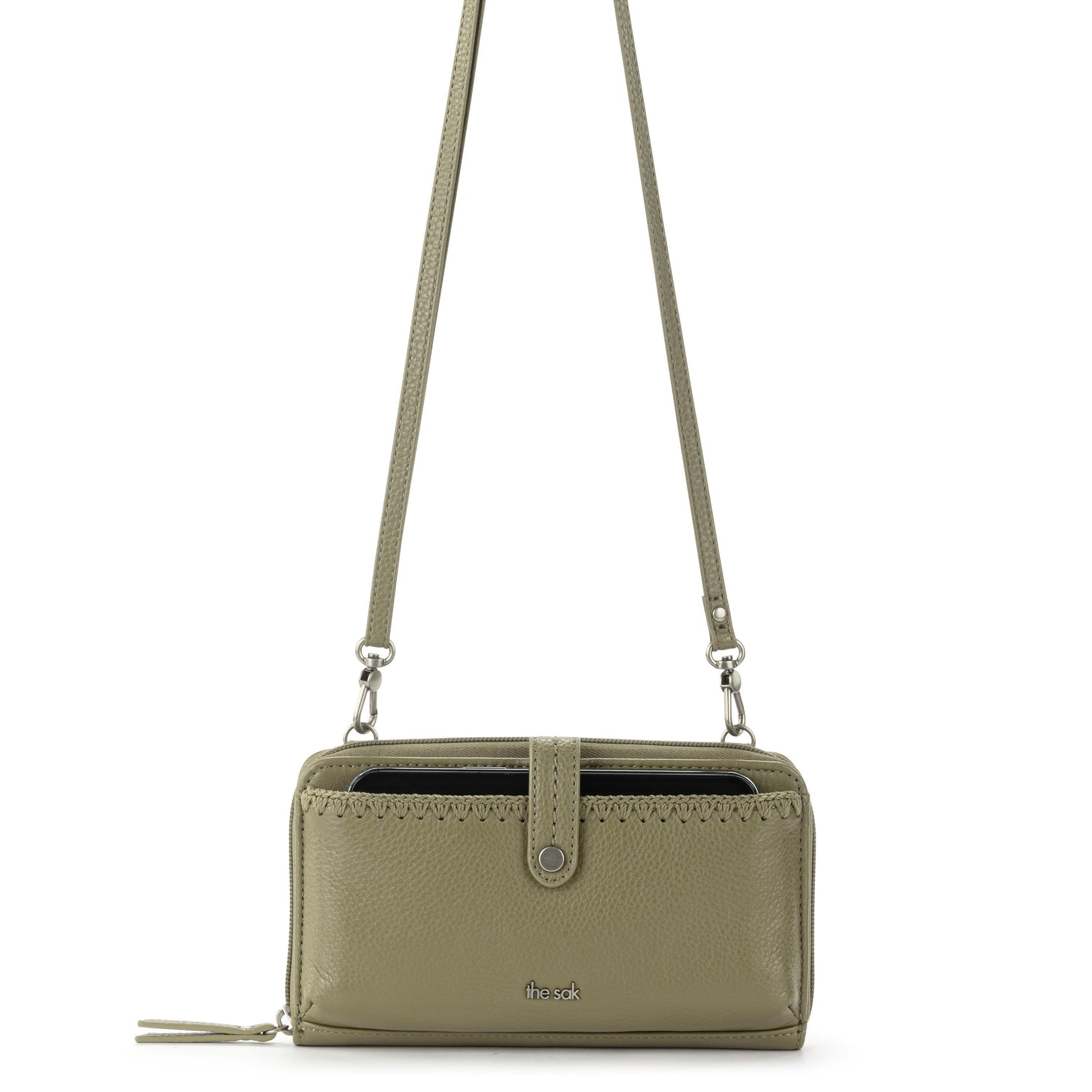 The Sak Iris Large Smartphone Crossbody Leather - |Loden|