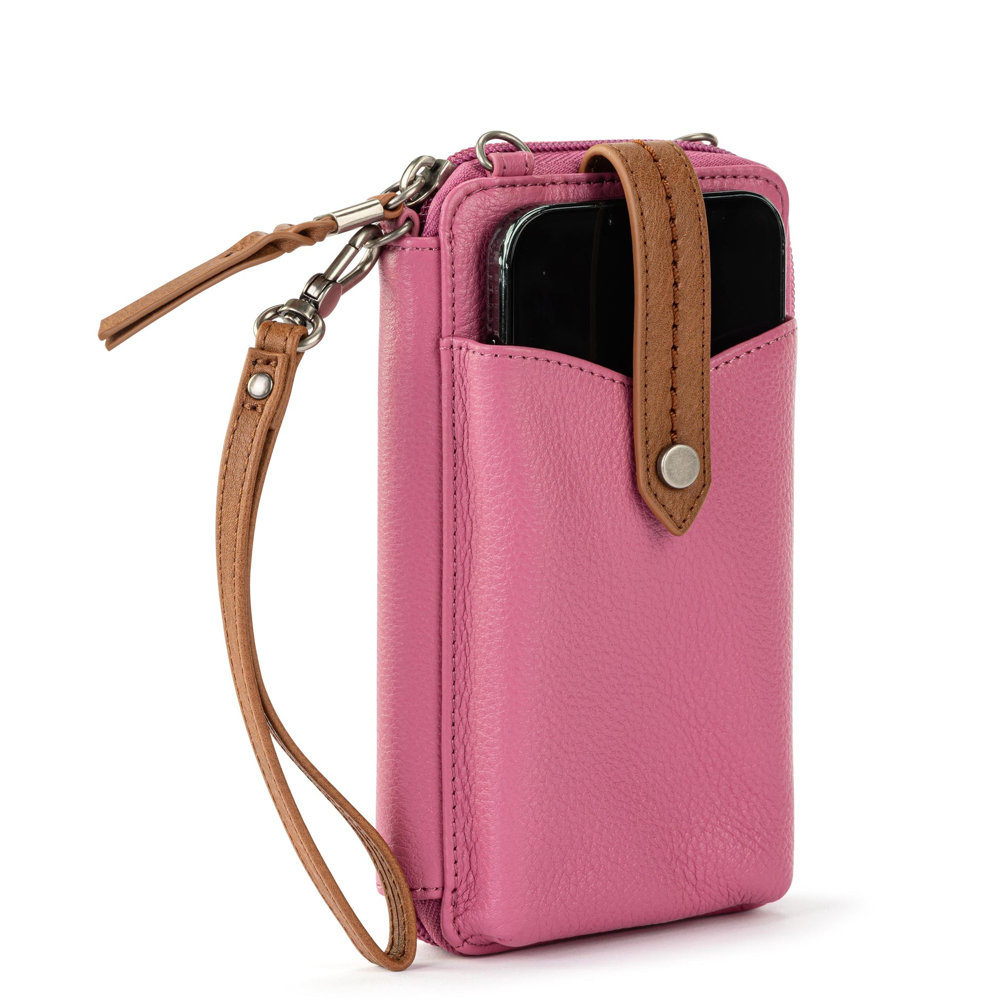 The Sak Silverlake Smartphone Crossbody Leather - |Mulberry|