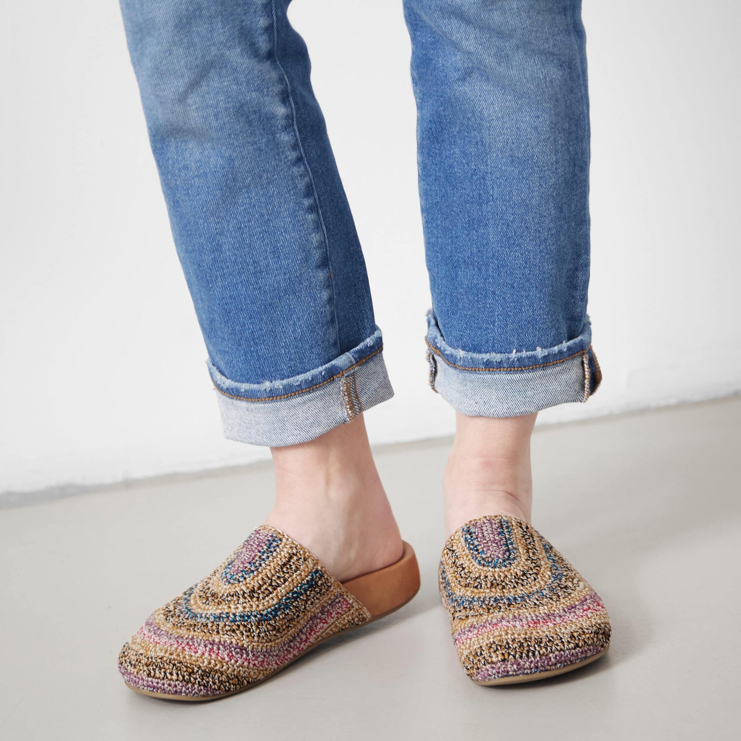 The Sak Bolinas Clog Crochet - |Ubud Stripe|