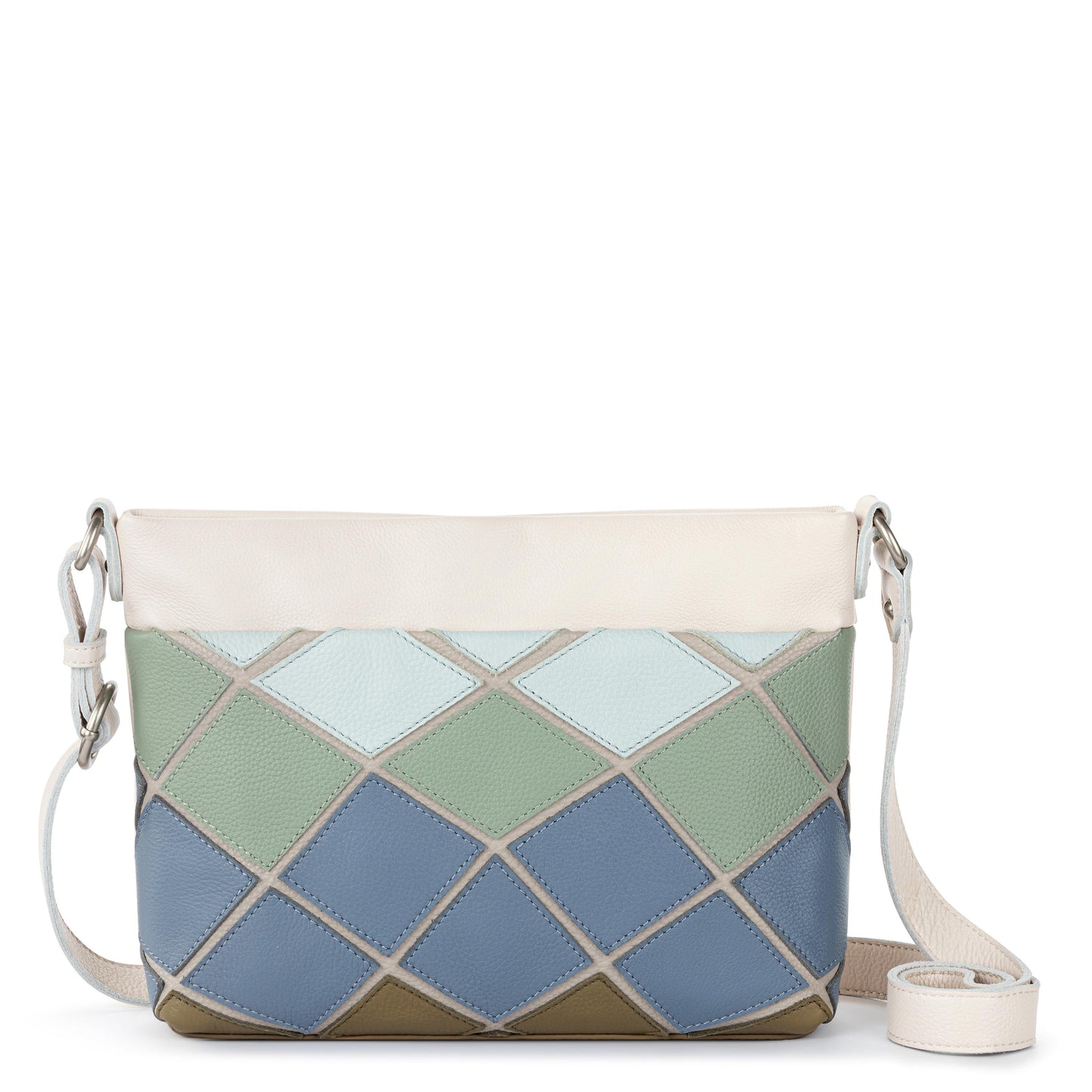 The Sak Melrose Crossbody Leather - |Loden Multi Patch|