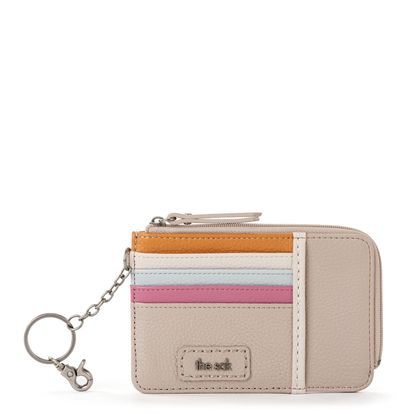 The Sak Iris Card Wallet Leather - |Sand Multi|