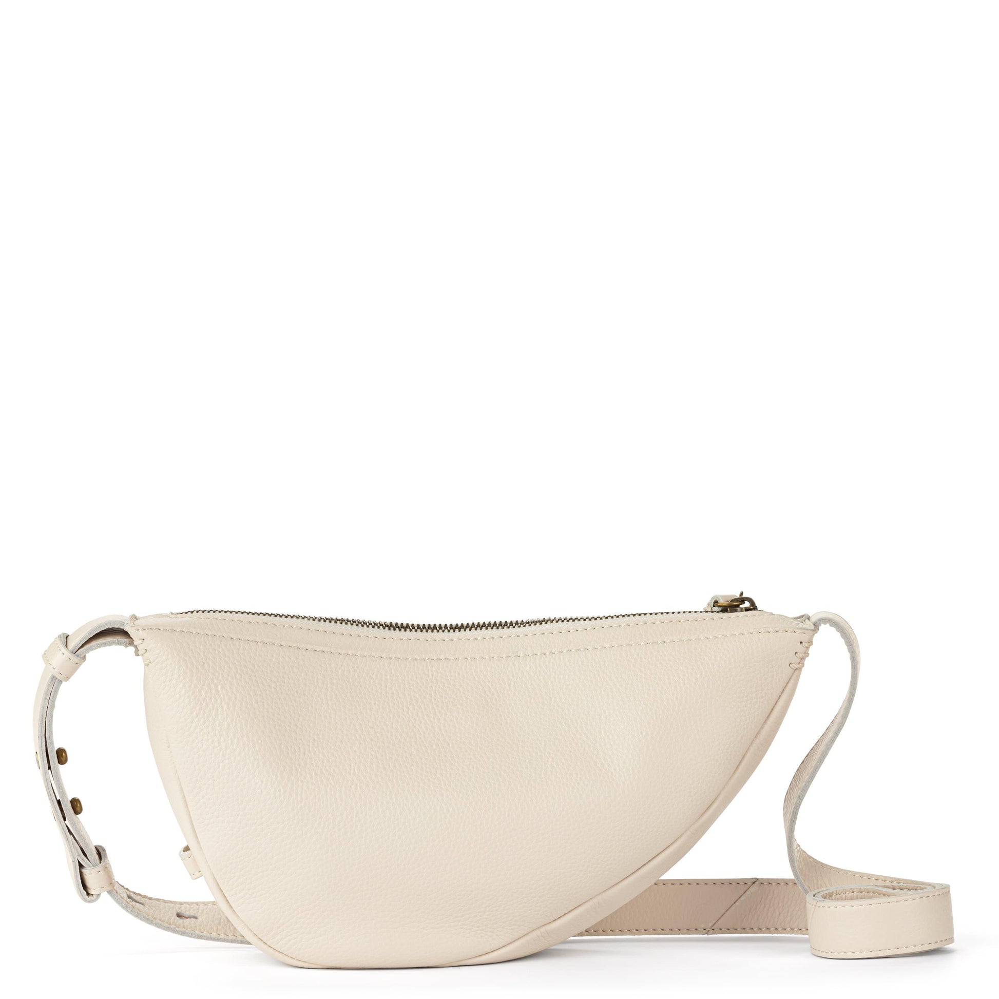 The Sak Tess Sling Bag Leather - |Stone|