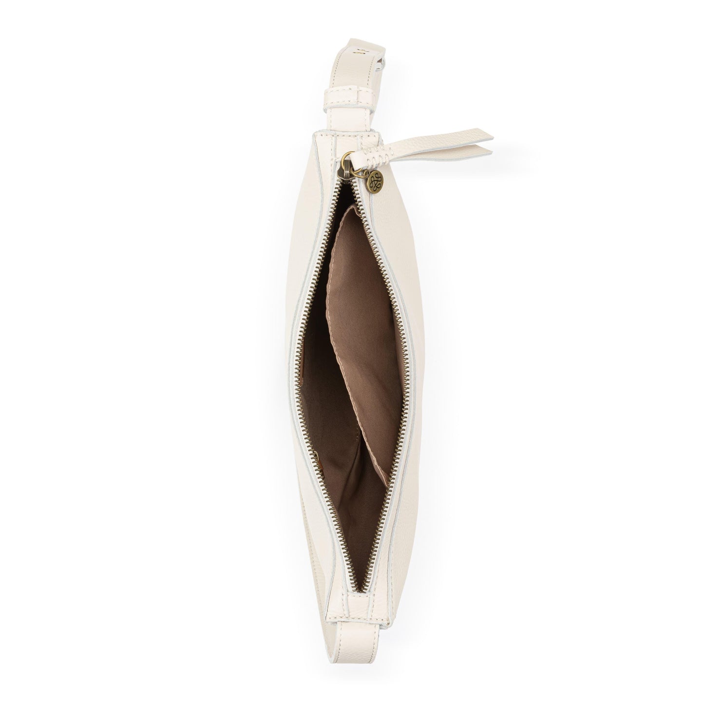 The Sak Tess Sling Bag Leather - |Stone|