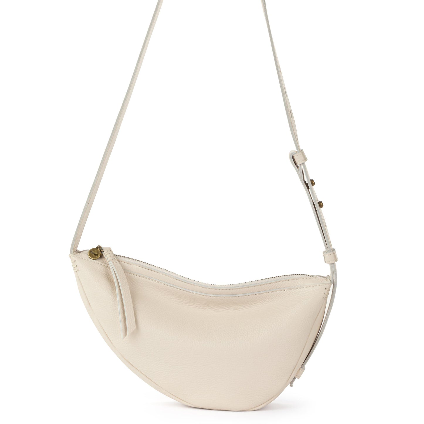 The Sak Tess Sling Bag Leather - |Stone|