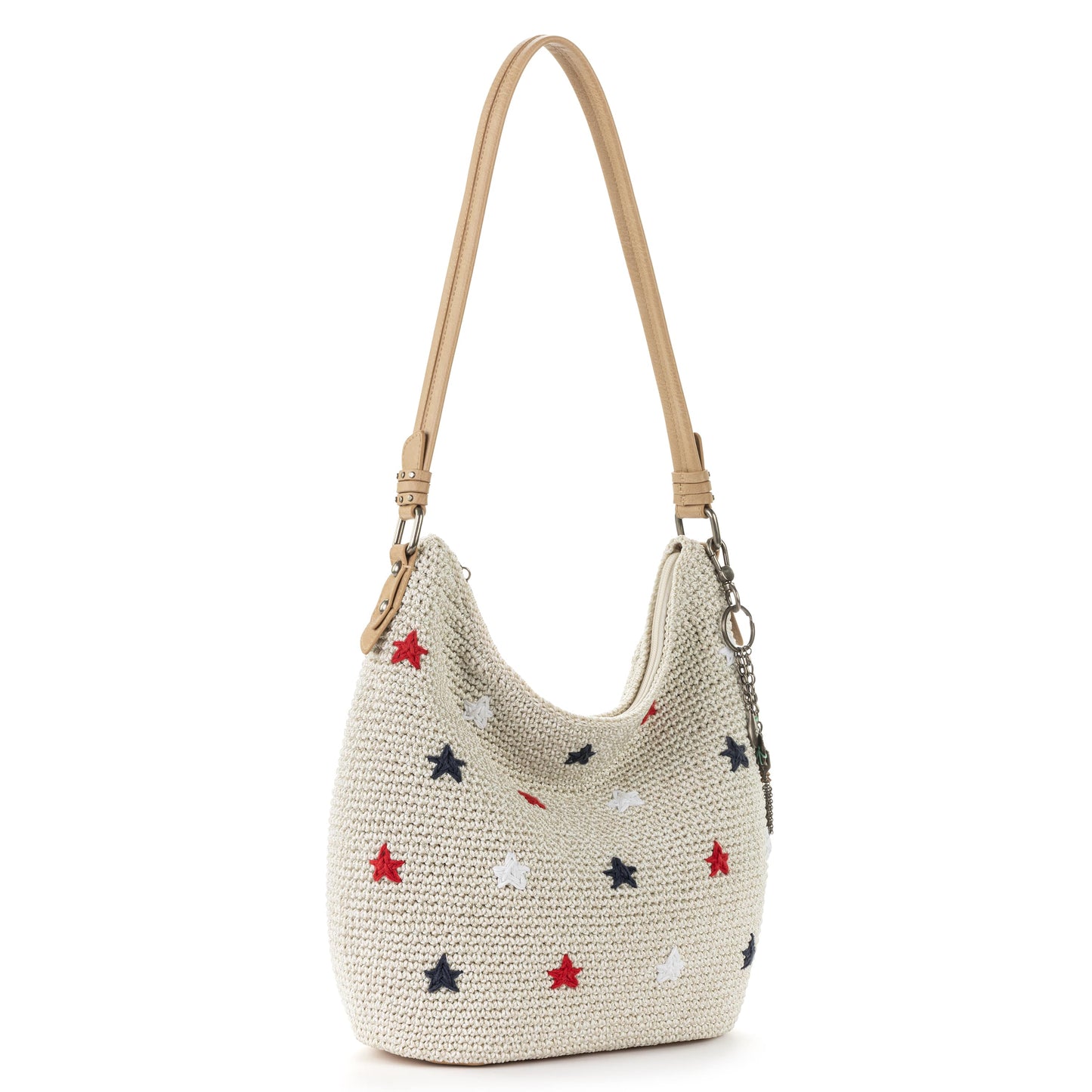 The Sak Sequoia Hobo Crochet - |Natural Multi Stars|