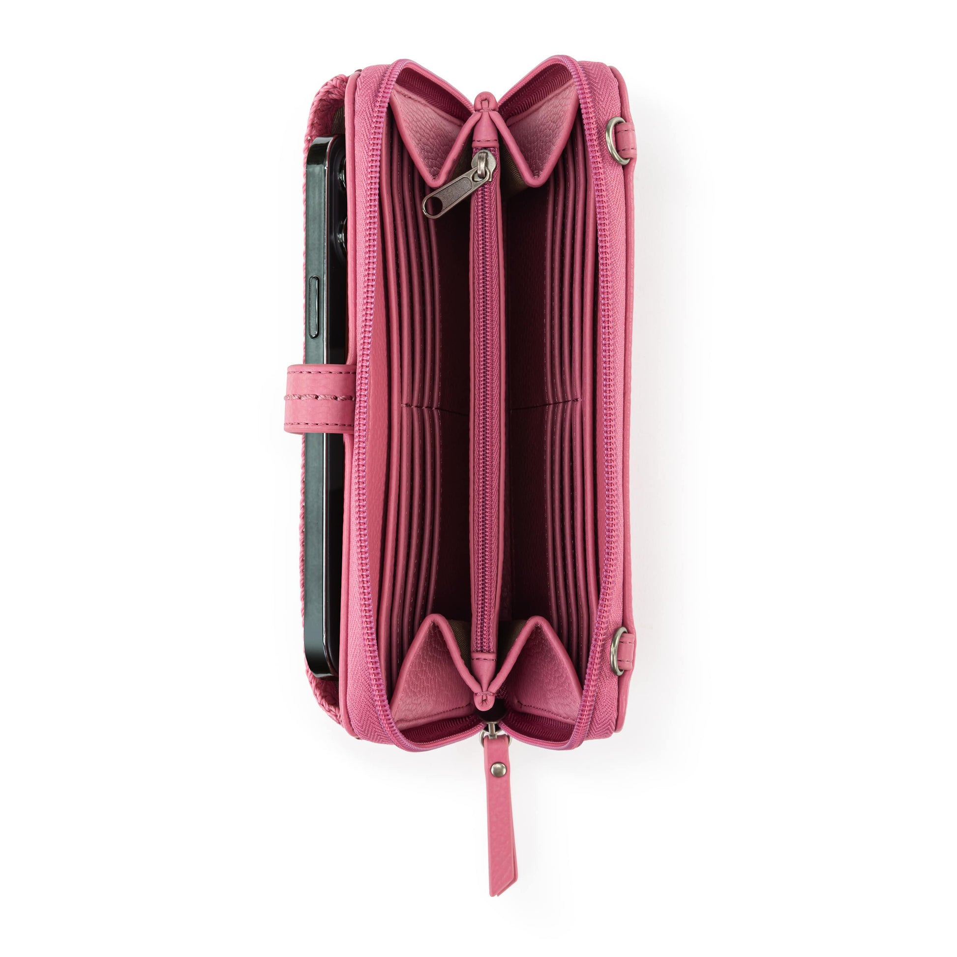 The Sak Iris Large Smartphone Crossbody Leather - |Mulberry|