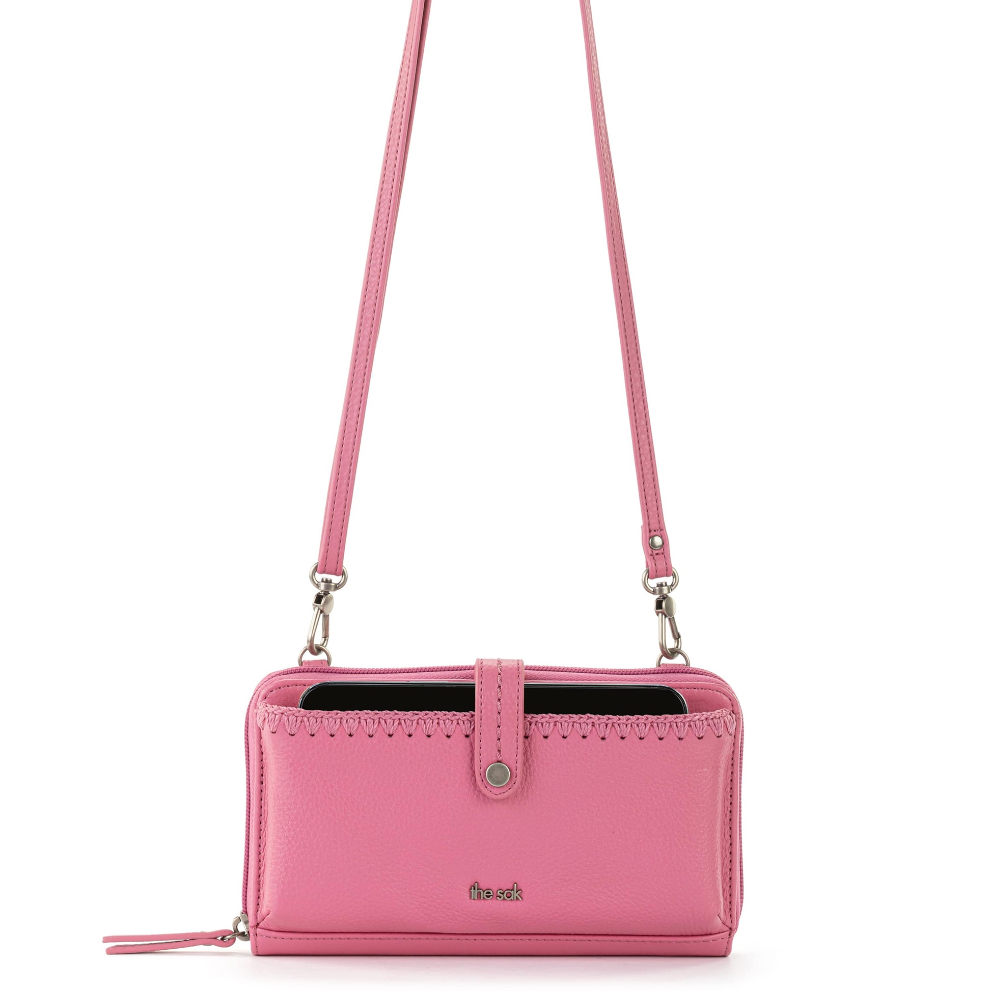The Sak Iris Large Smartphone Crossbody Leather - |Mulberry|