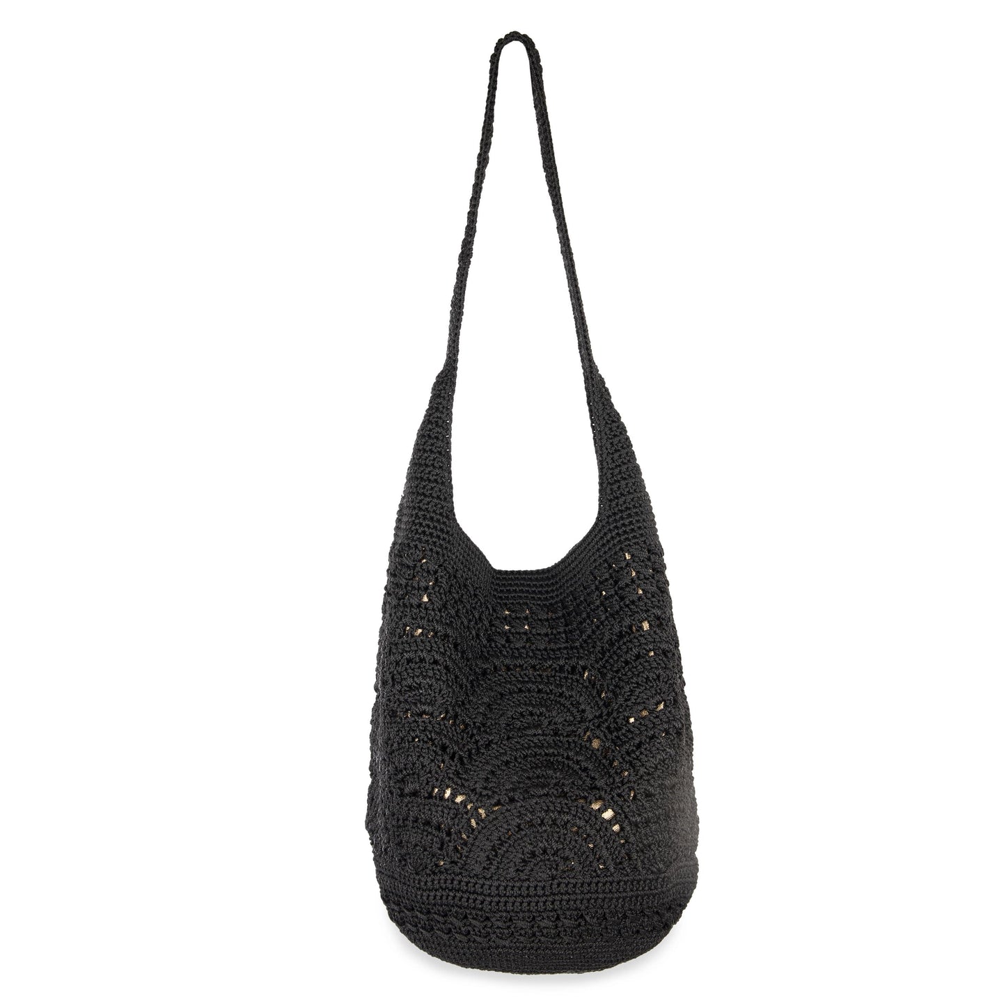 The Sak 120 Hobo Crochet - |Black Fan|
