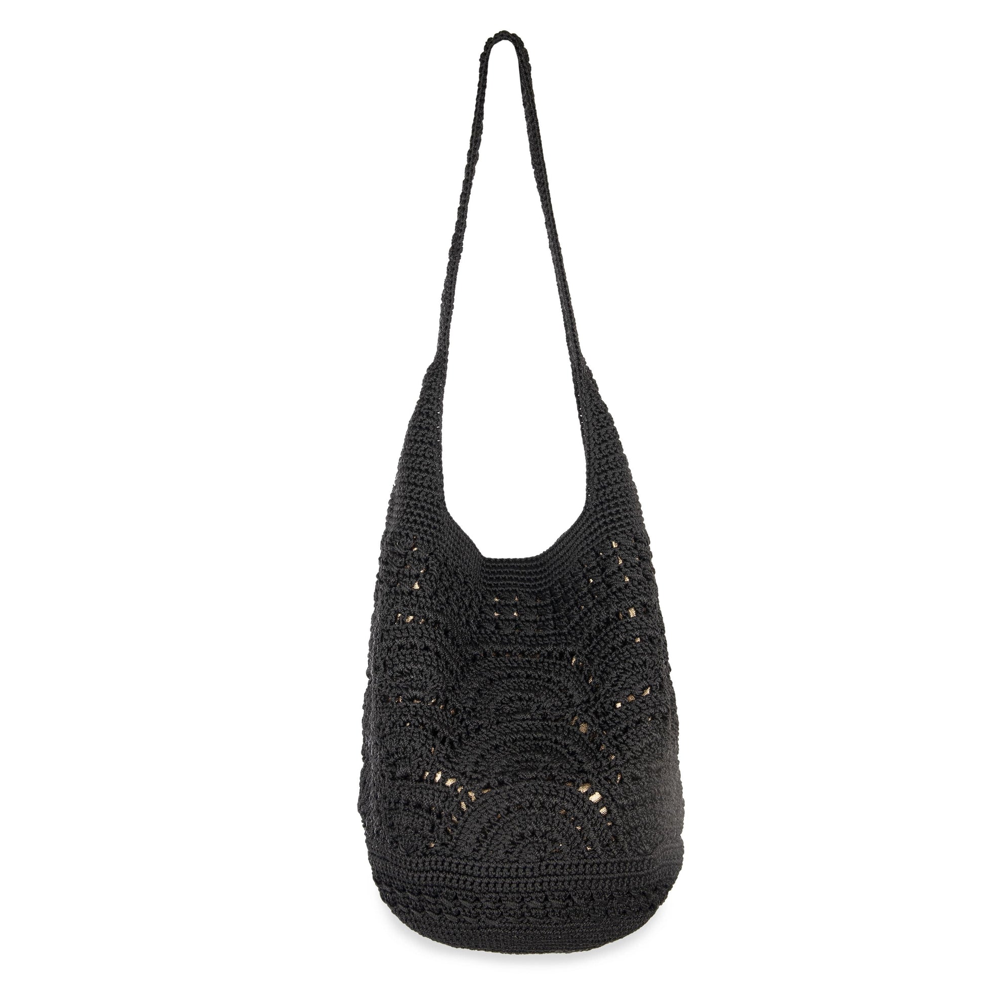 The Sak 120 Hobo Crochet - |Black Fan|