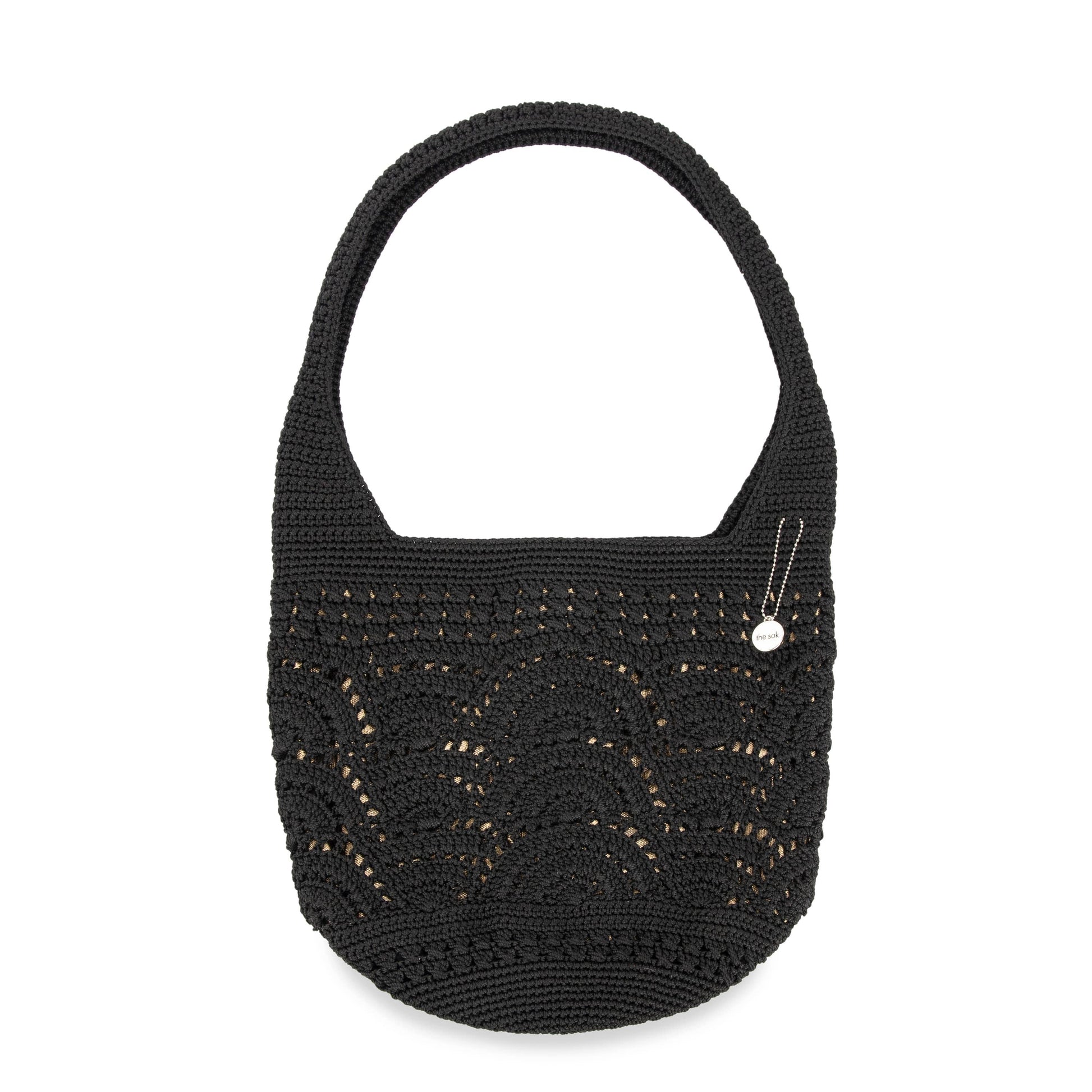 The Sak 120 Hobo Crochet - |Black Fan|