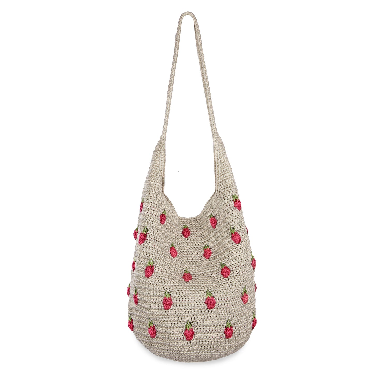 The Sak 120 Hobo Crochet - |Natural Strawberries|