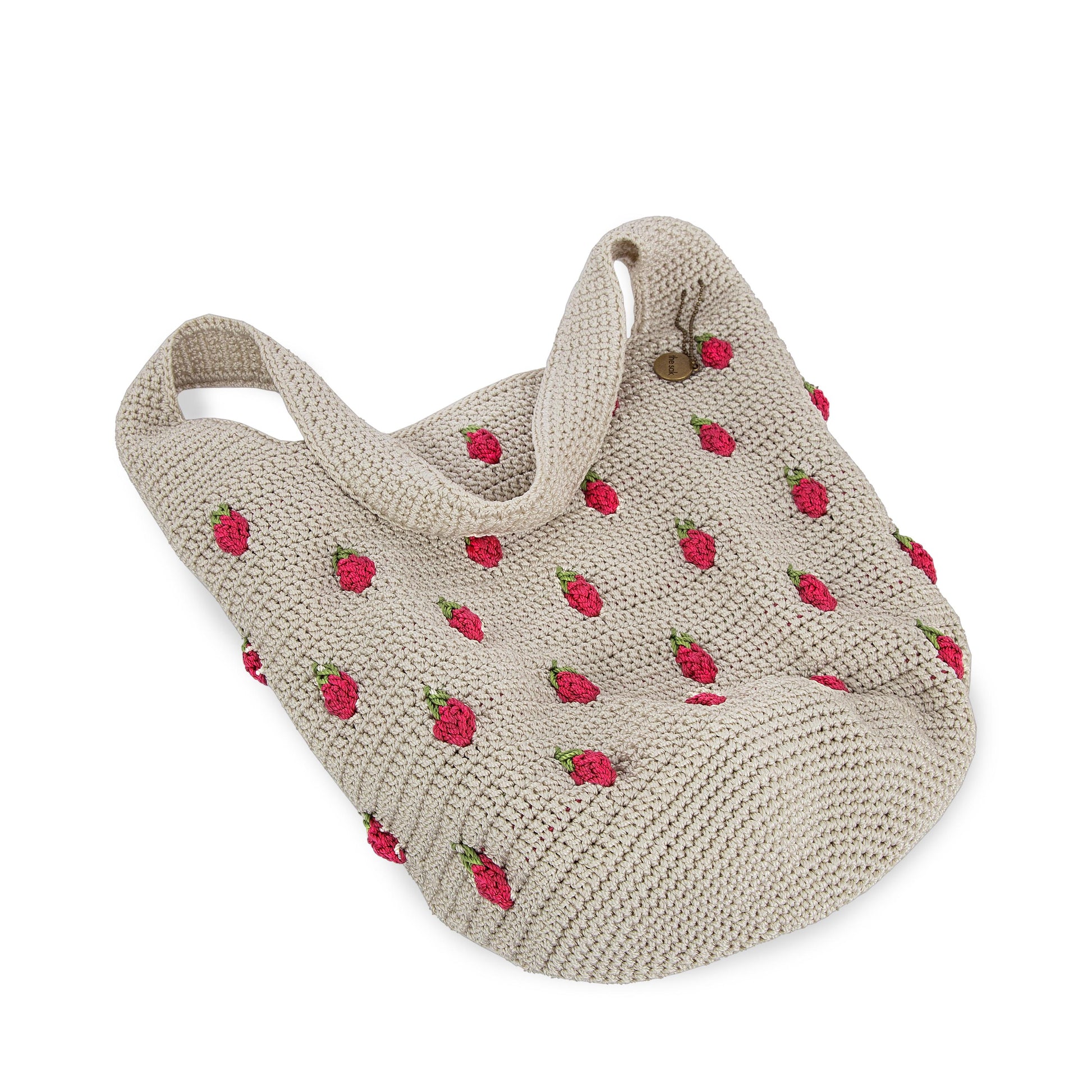 The Sak 120 Hobo Crochet - |Natural Strawberries|