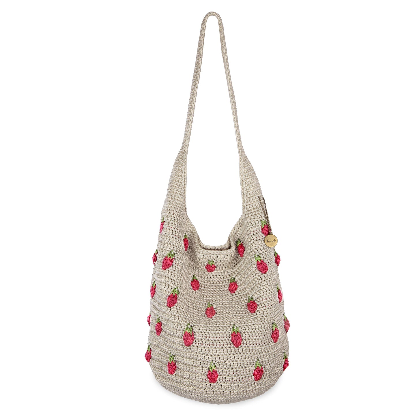 The Sak 120 Hobo Crochet - |Natural Strawberries|