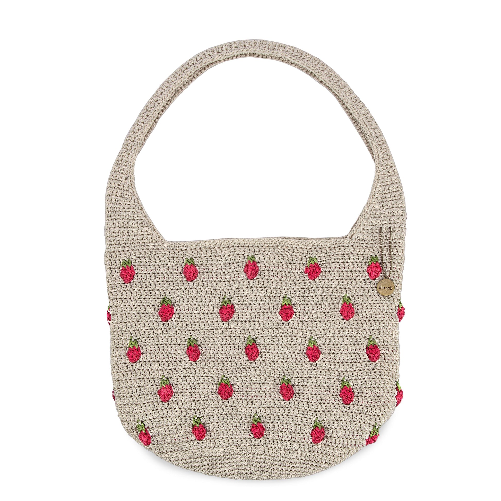 The Sak 120 Hobo Crochet - |Natural Strawberries|