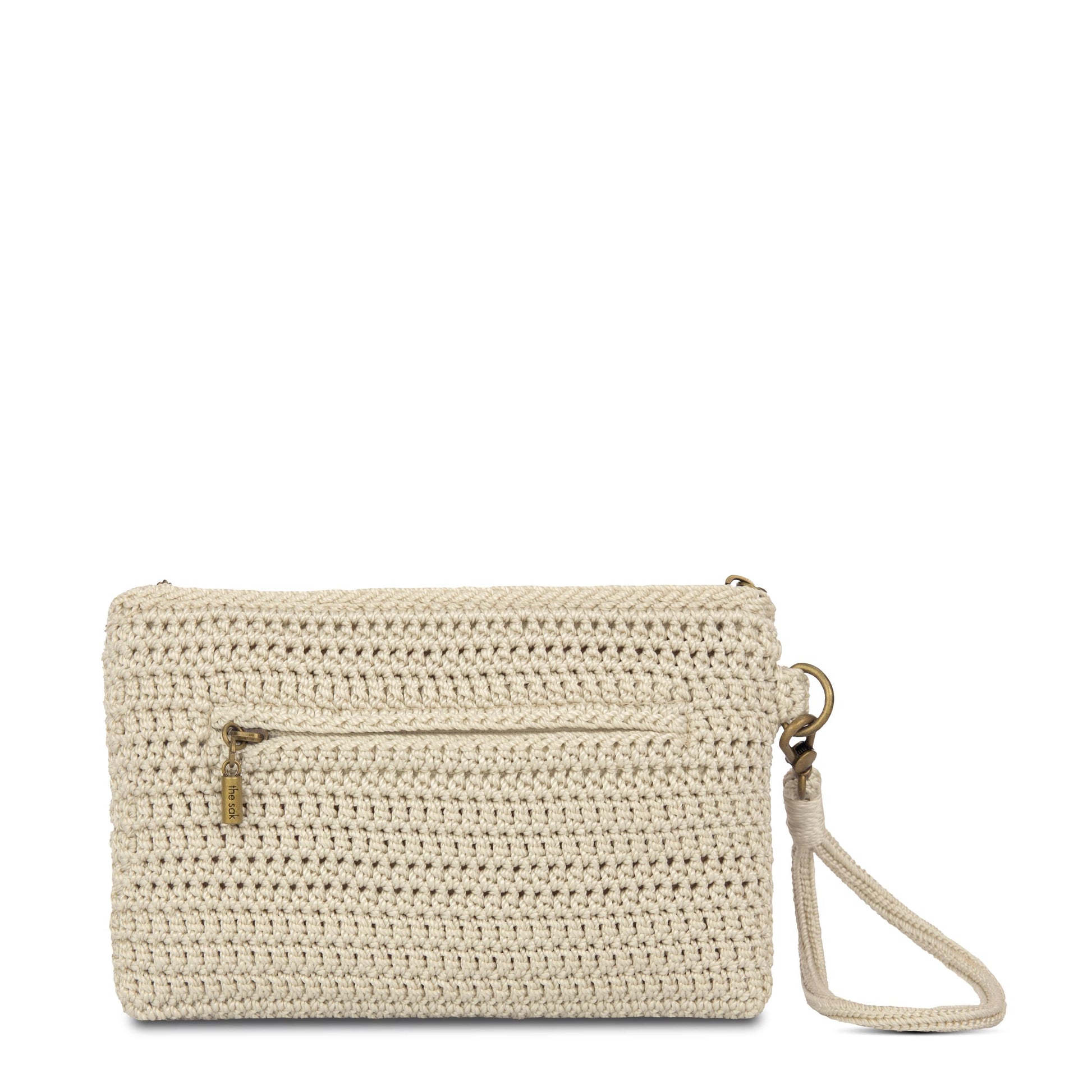 The Sak Vita Wristlet Crochet - |Natural Strawberries|