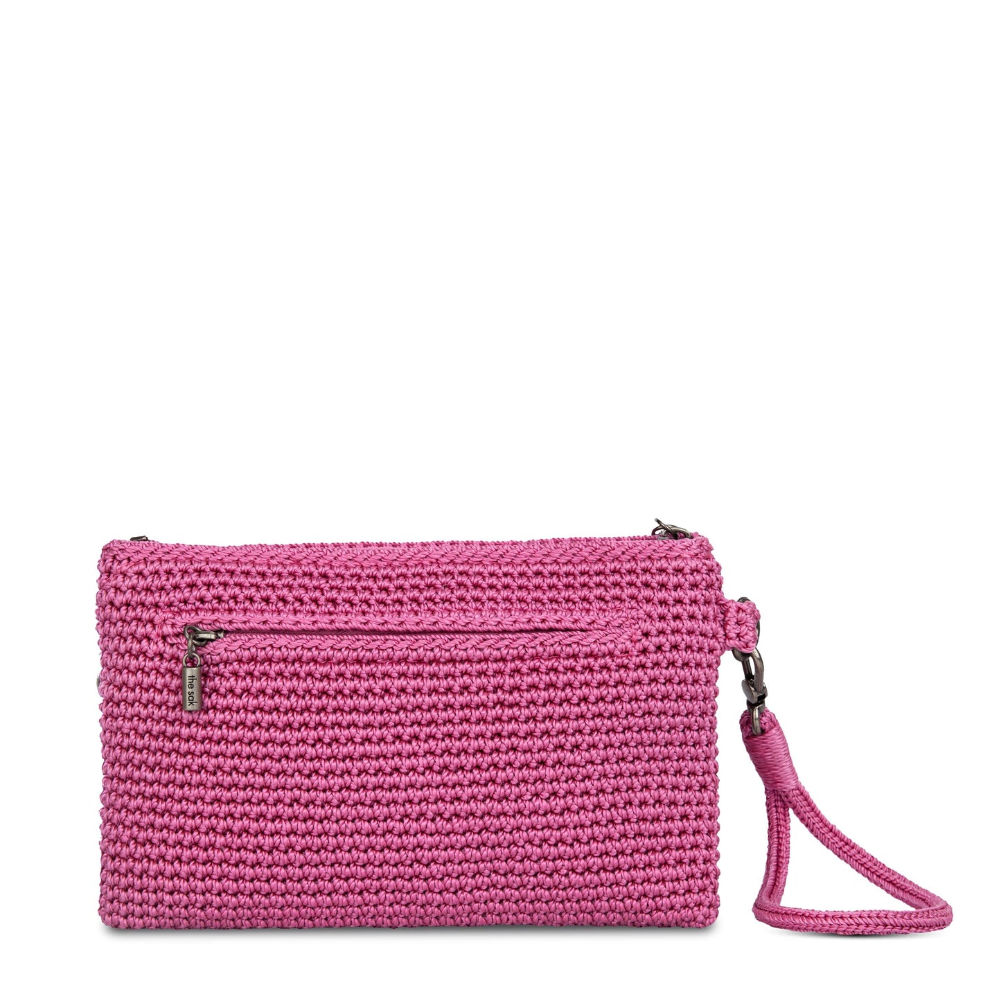 The Sak Vita Wristlet Crochet - |Pink Cherries|