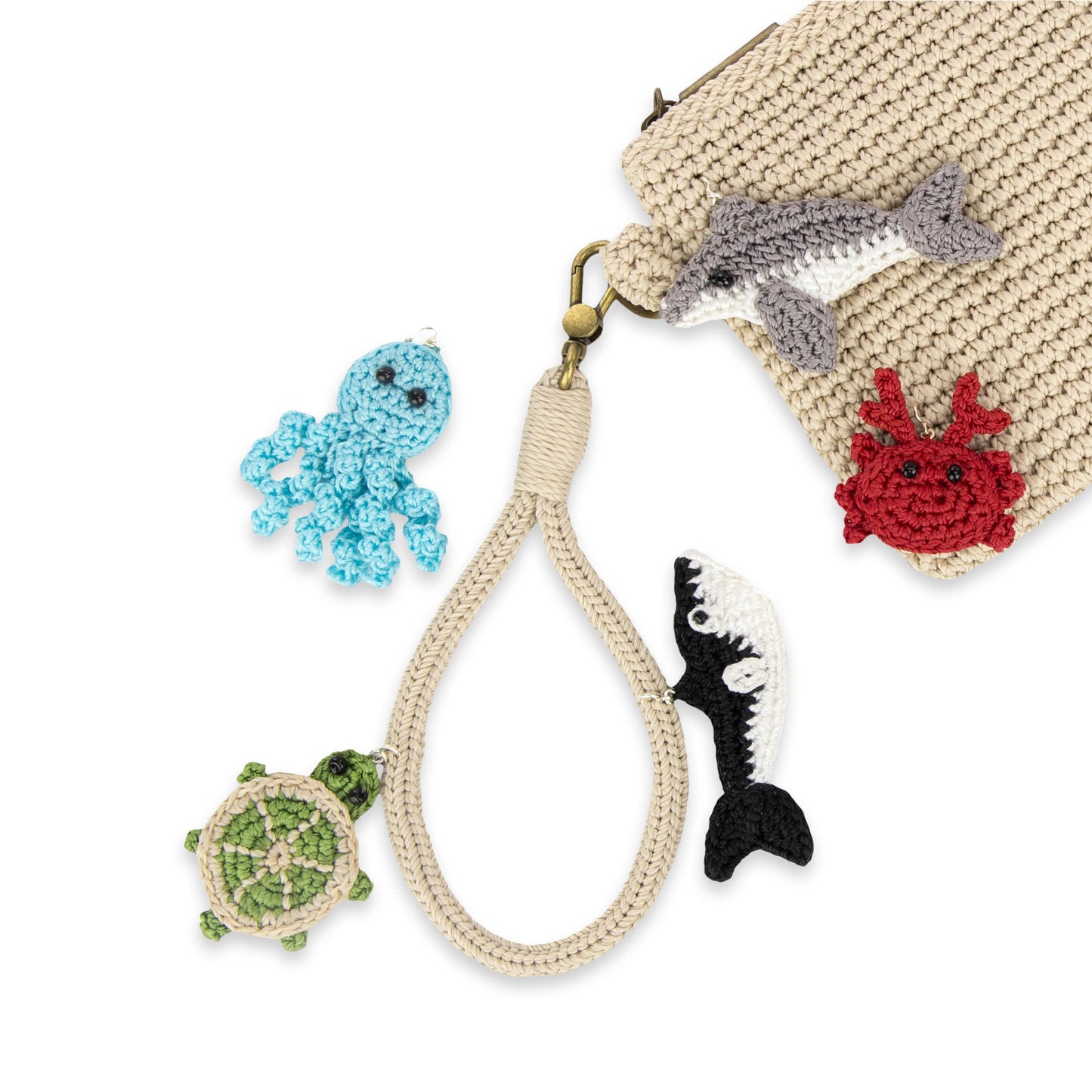 The Sak Vita Wristlet Crochet - |Lime|