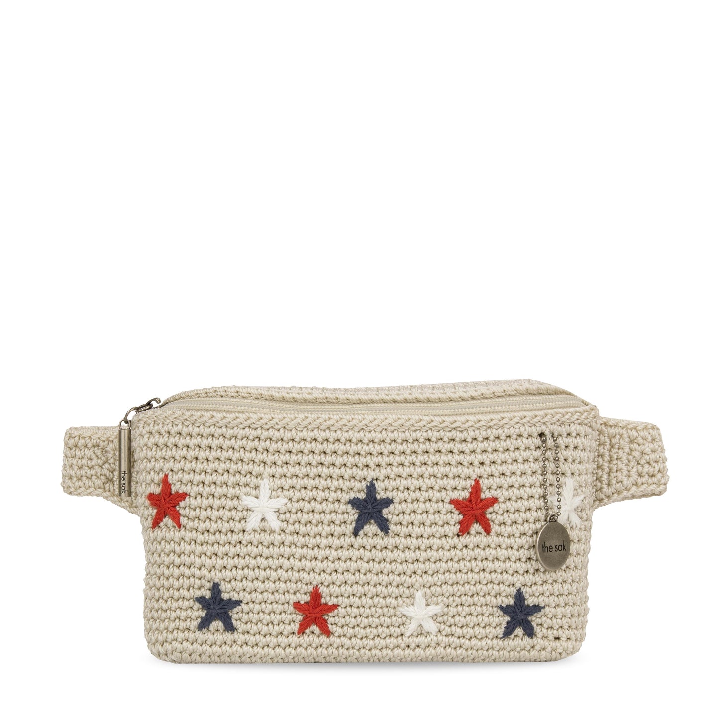 The Sak Caraway Small Belt Bag Crochet - |Natural Multi Stars|