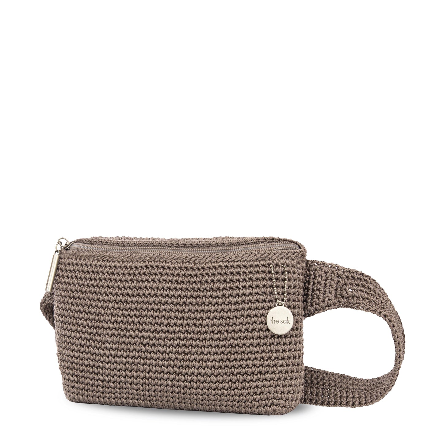 The Sak Caraway Small Belt Bag Crochet - |Mushroom|