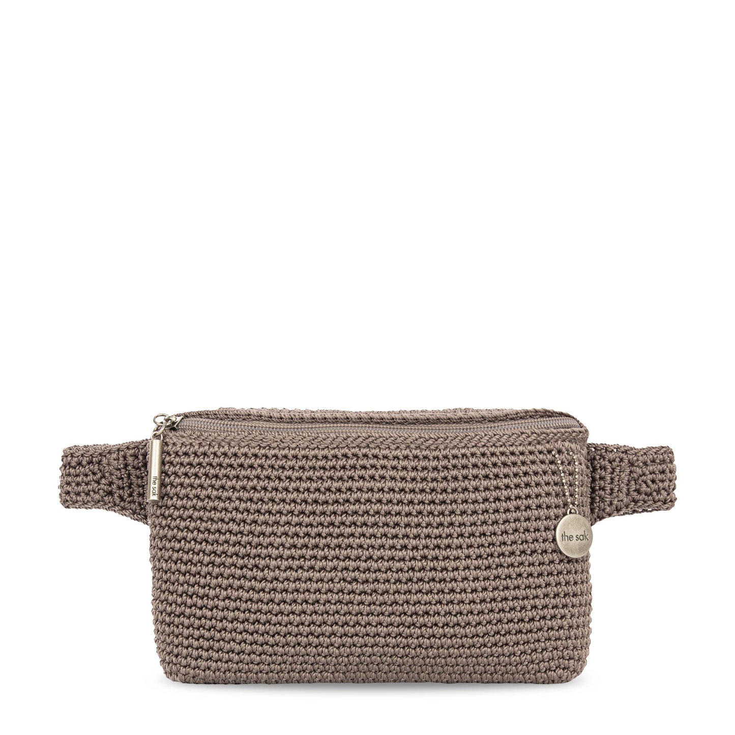 The Sak Caraway Small Belt Bag Crochet - |Mushroom|
