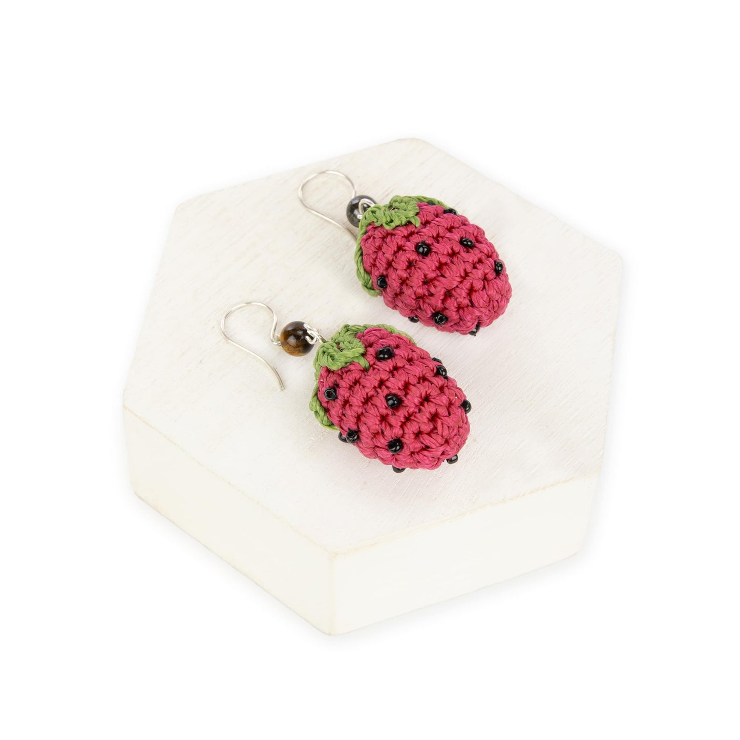 The Sak Cyrus Charm Earrings - |Strawberry|