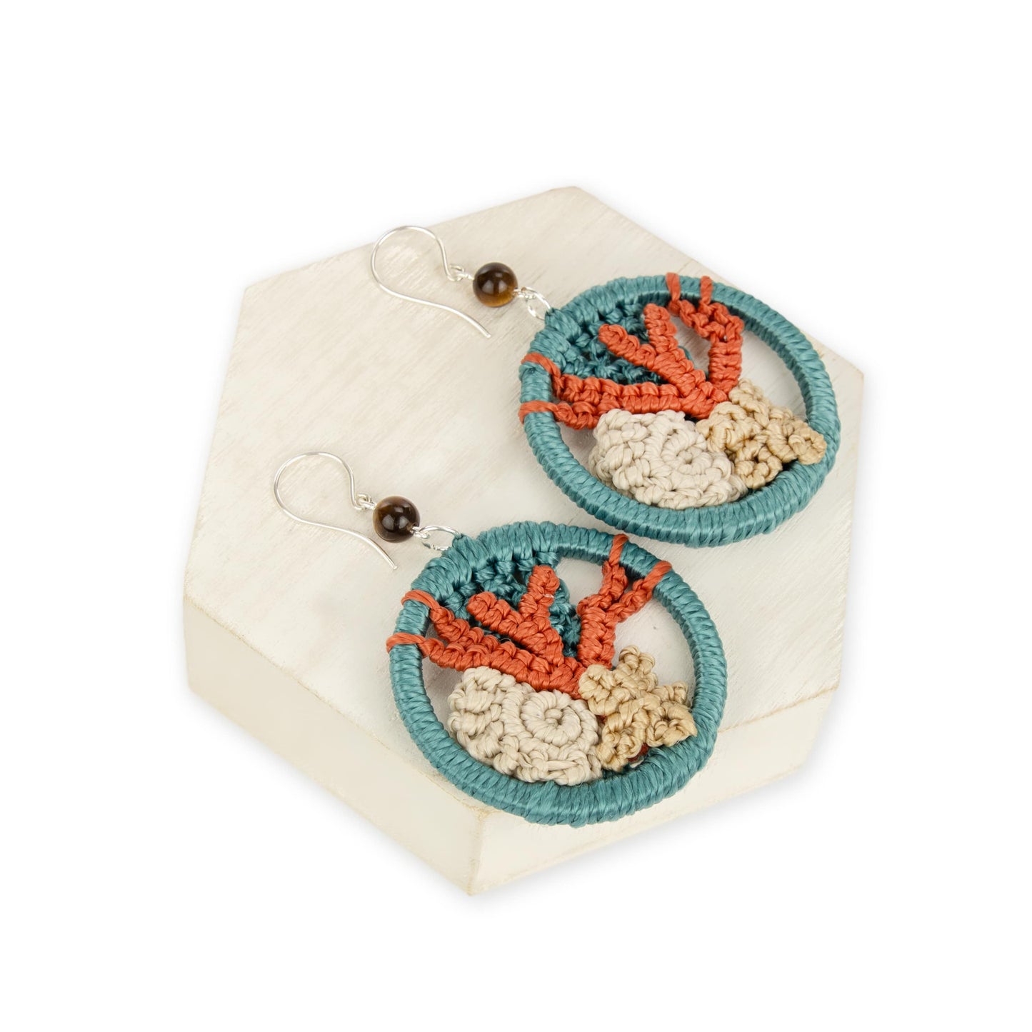 The Sak Neptune Disc Earrings - |Starfish|