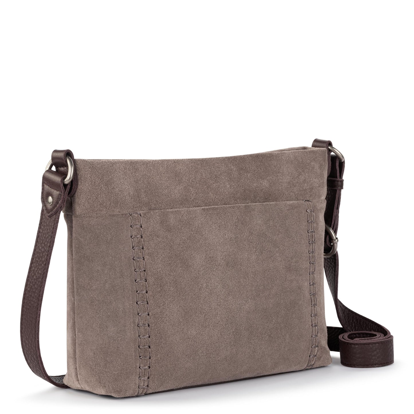 The Sak Melrose Crossbody Leather - |Mushroom Suede|