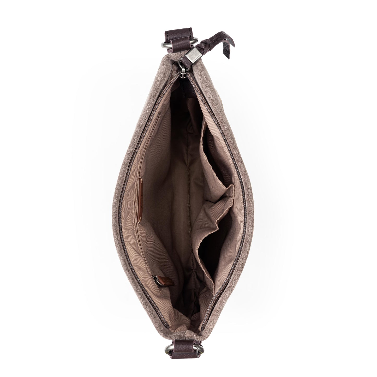 The Sak Melrose Crossbody Leather - |Mushroom Suede|