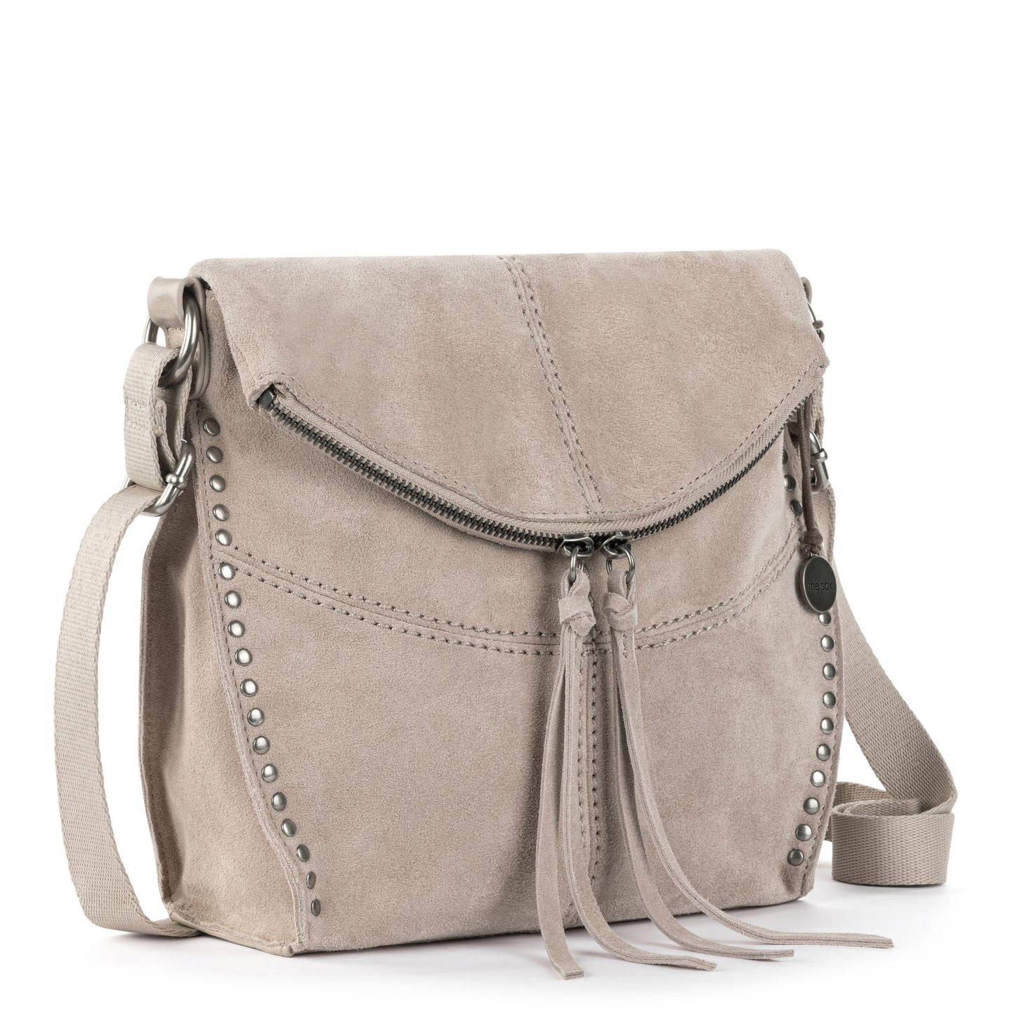 The Sak Silverlake Crossbody Leather - |Sand Suede|