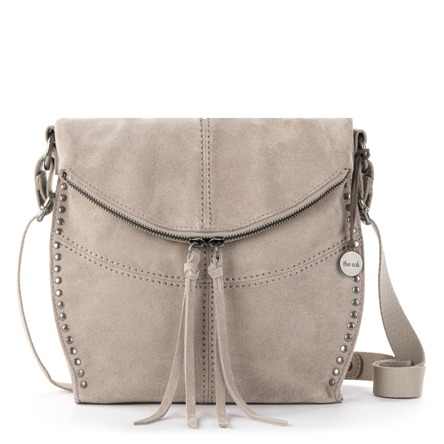 The Sak Silverlake Crossbody Leather - |Sand Suede|