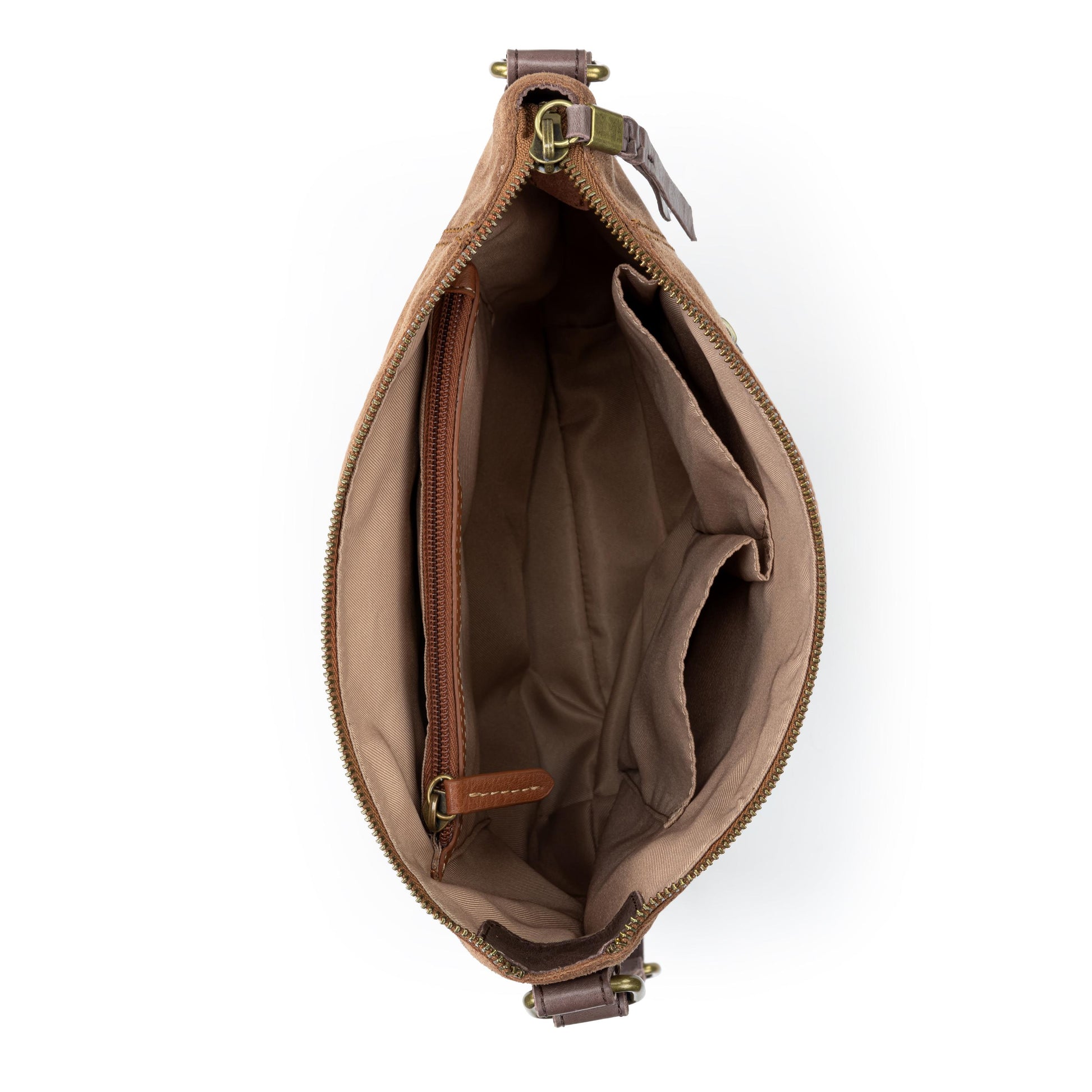 The Sak Ashland Crossbody Leather - |Tobacco Suede|