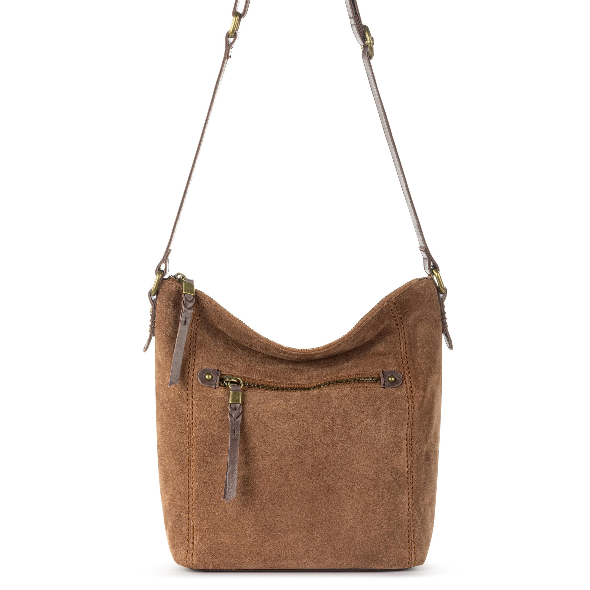 The Sak Ashland Crossbody Leather - |Tobacco Suede|