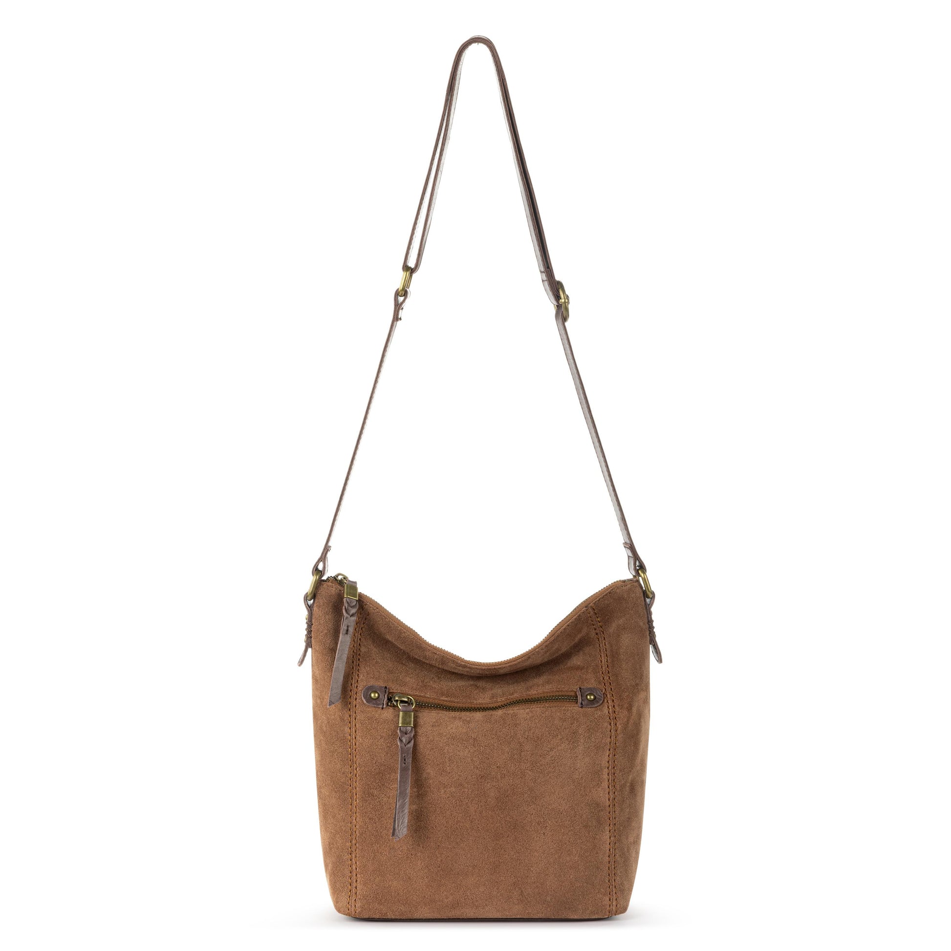 The Sak Ashland Crossbody Leather - |Tobacco Suede|